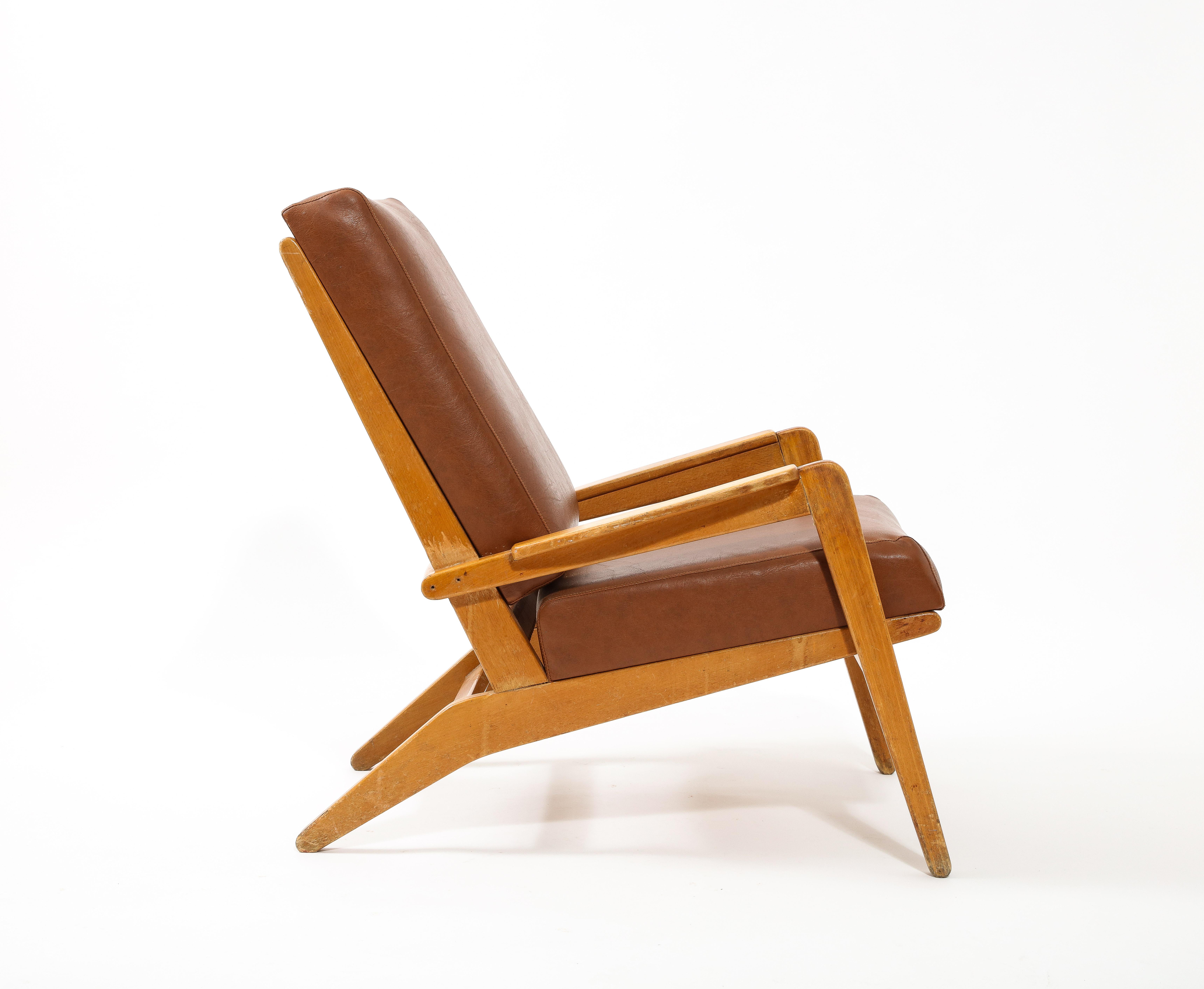FS 105 Loungers by Pierre Guariche, France 1950 For Sale 1