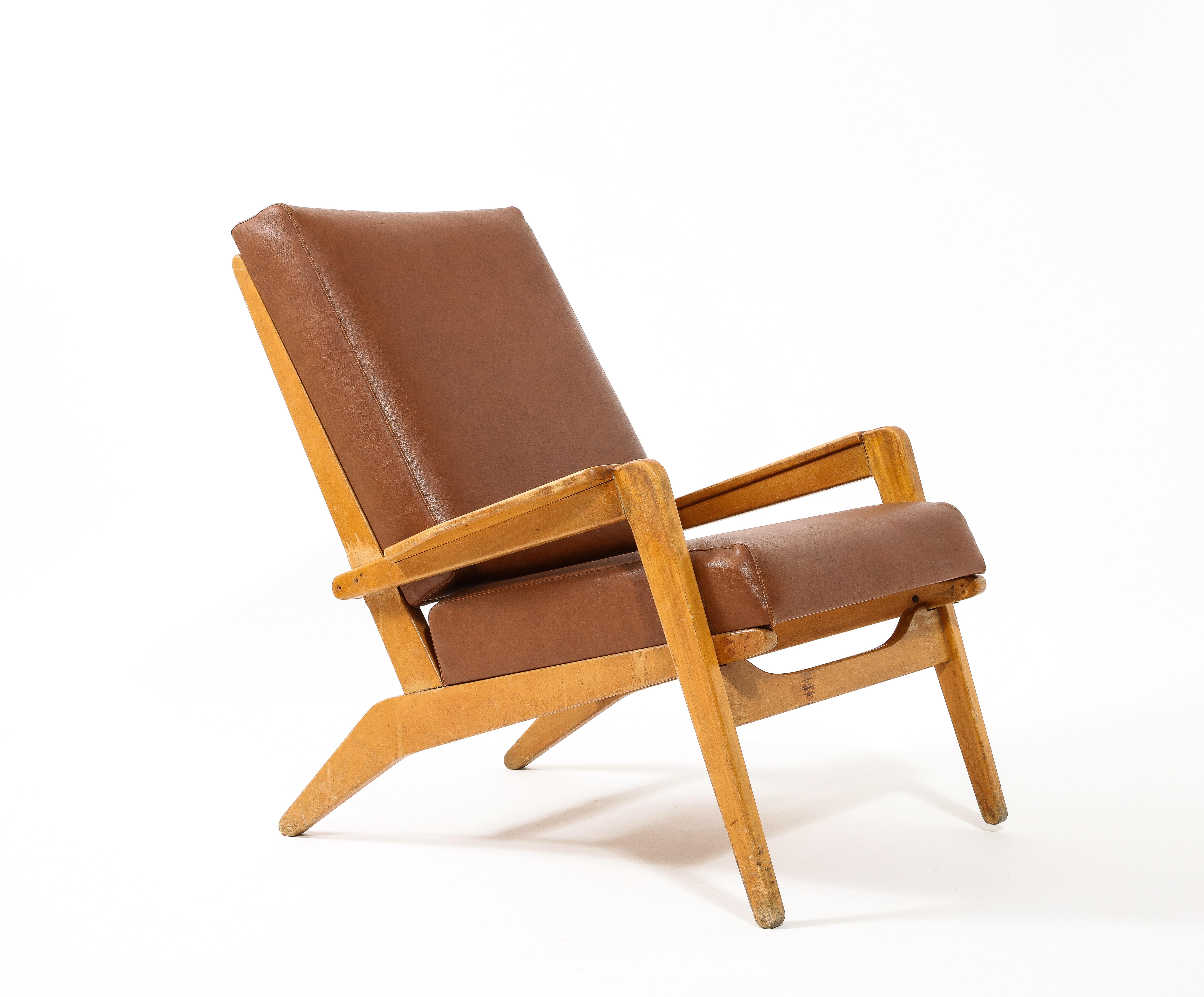 FS 105 Loungers by Pierre Guariche, France 1950 For Sale 2
