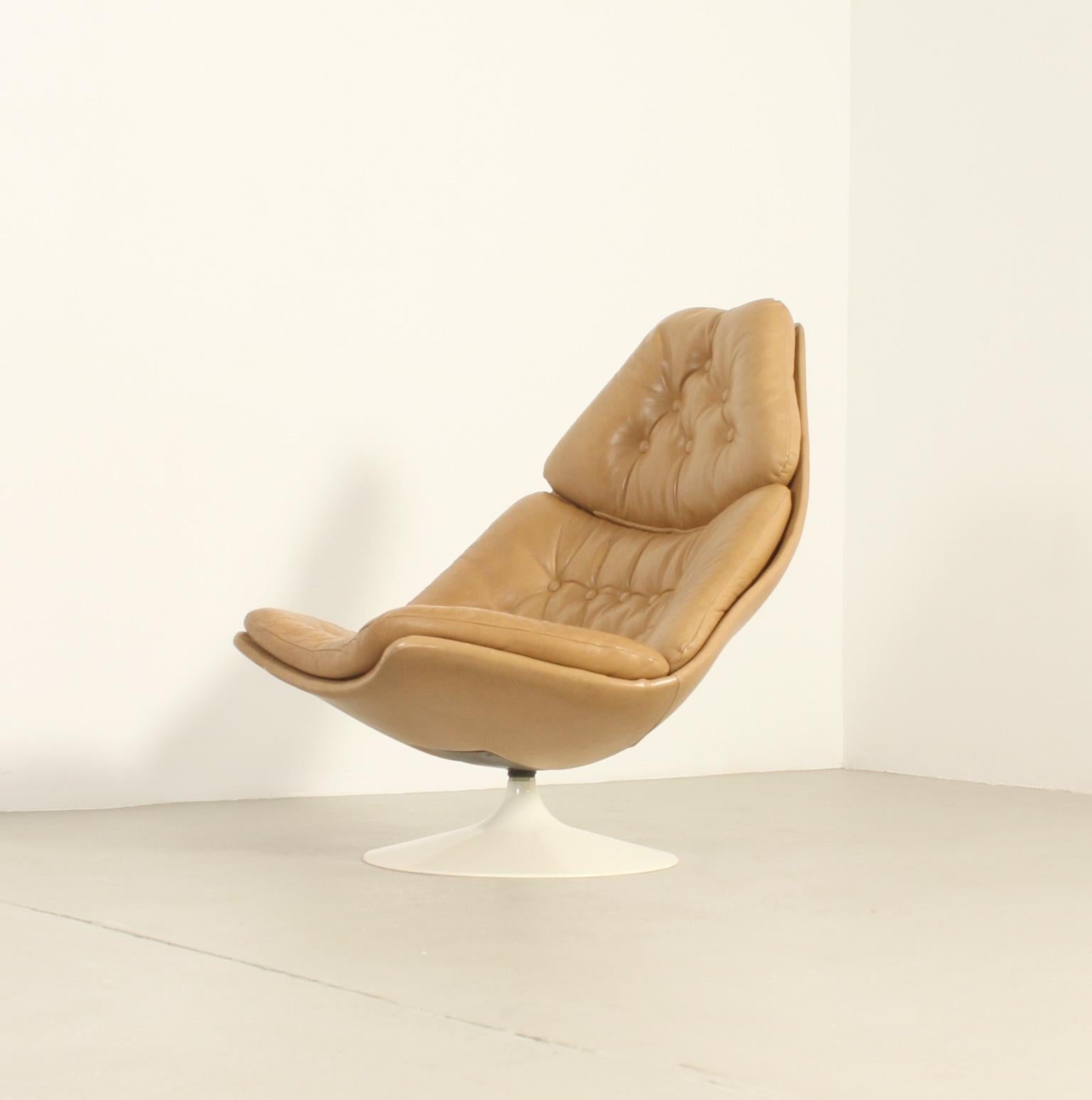 FS588 Lounge Chair by Geoffrey Harcourt for Artifort, Netherlands, 1967 For Sale 3