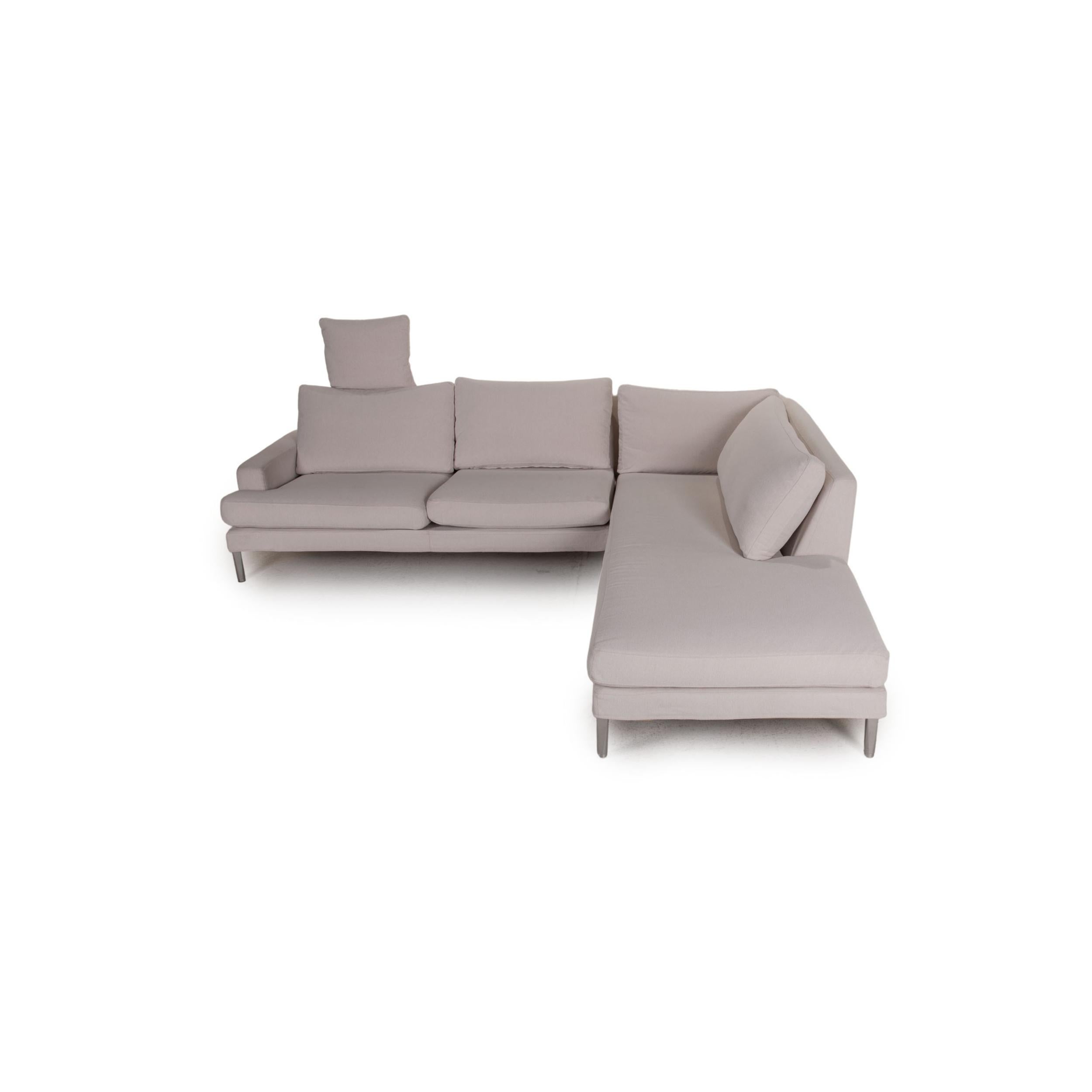 FSM Clarus Fabric Sofa Cream Corner Sofa Couch For Sale 1