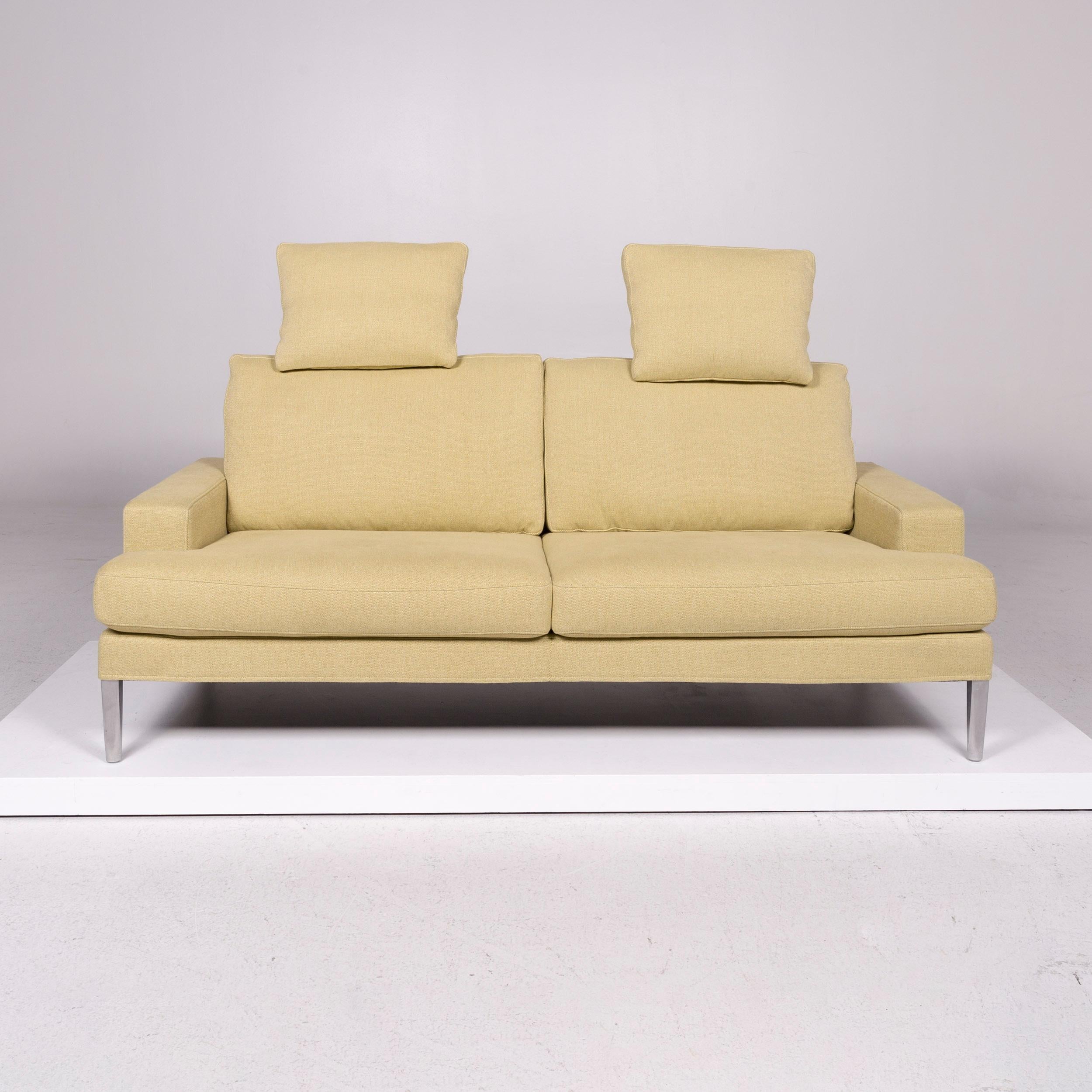 lemon yellow sofa