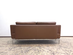 FSM Easy Ledersofa Braun Funktionsofa Designersofa