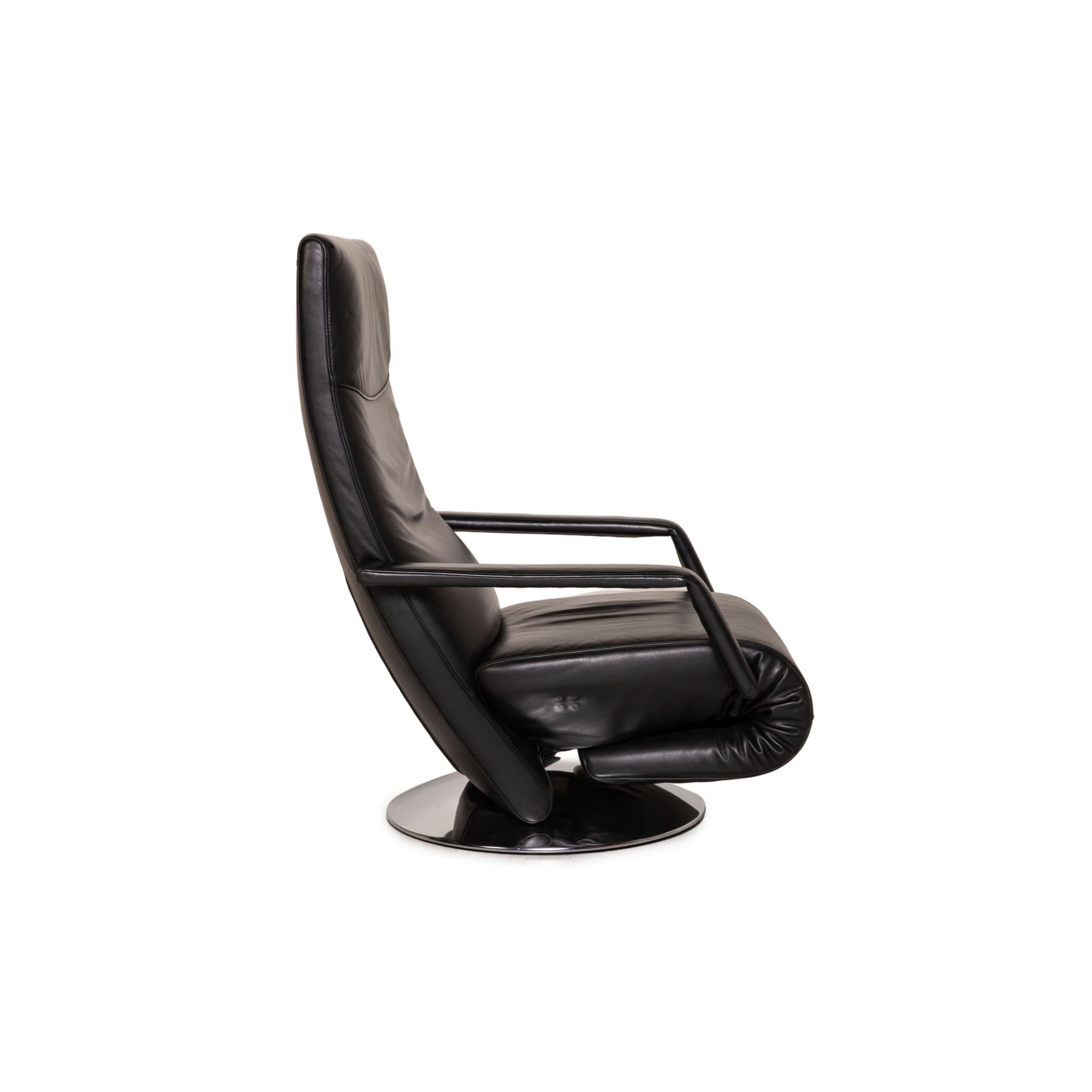 FSM Evolo Leather Armchair Black Function Relax Function For Sale 2
