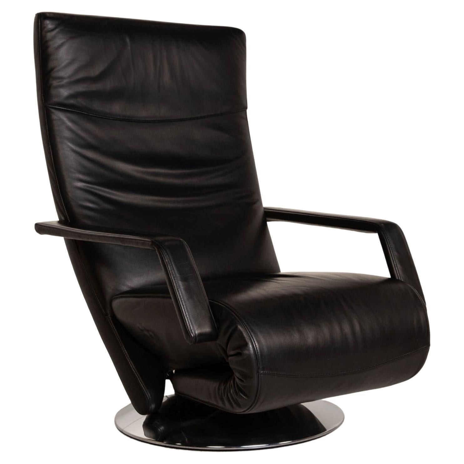 FSM Evolo Leather Armchair Black Function Relax Function For Sale