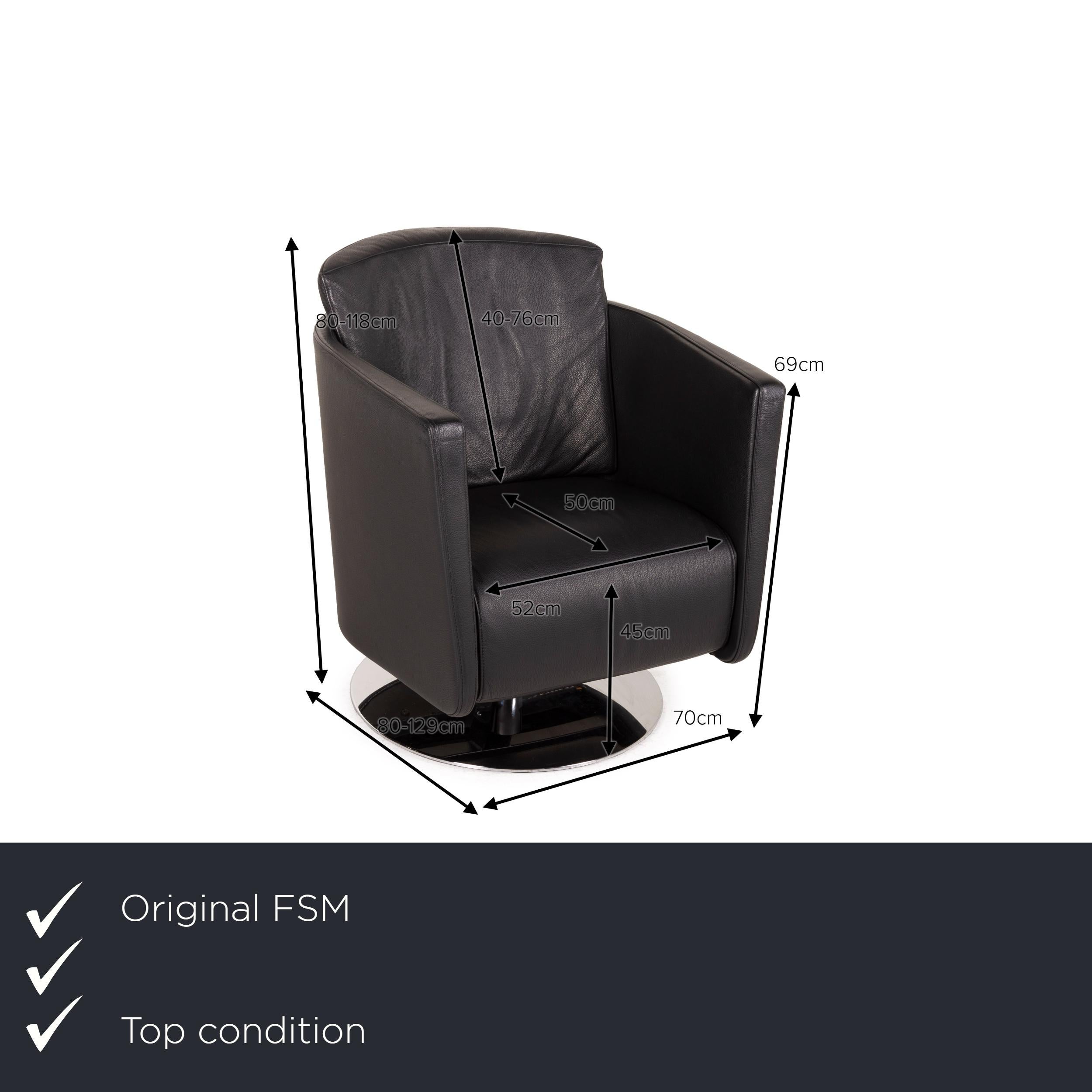 We present to you a FSM Just leather armchair black relaxation function.
  
 

 Product measurements in centimeters:
 

 depth: 80
 width: 70
 height: 80
 seat height: 45
 rest height: 69
 seat depth: 50
 seat width: 52
 back height: