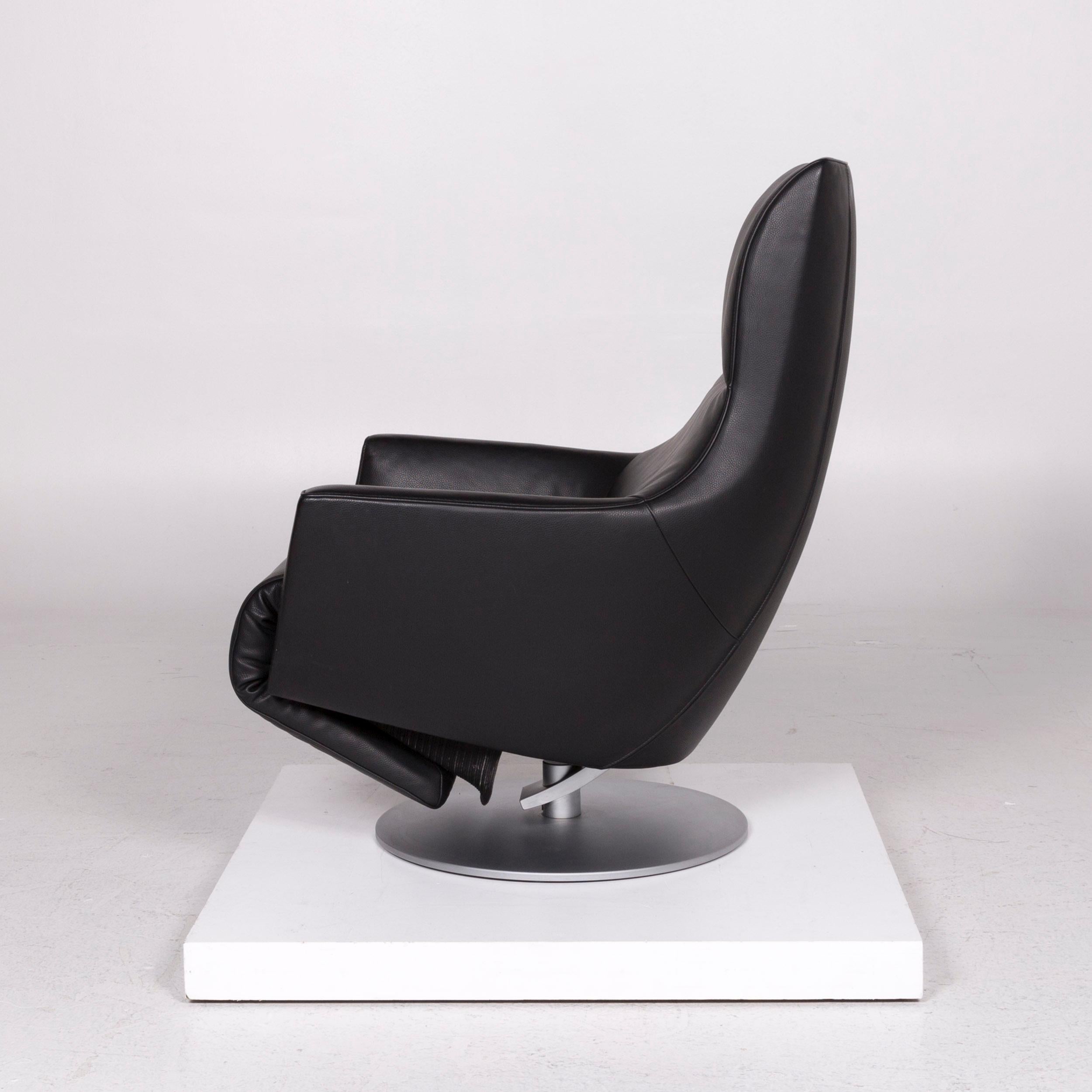 FSM Leather Armchair Black Incl. Function 4