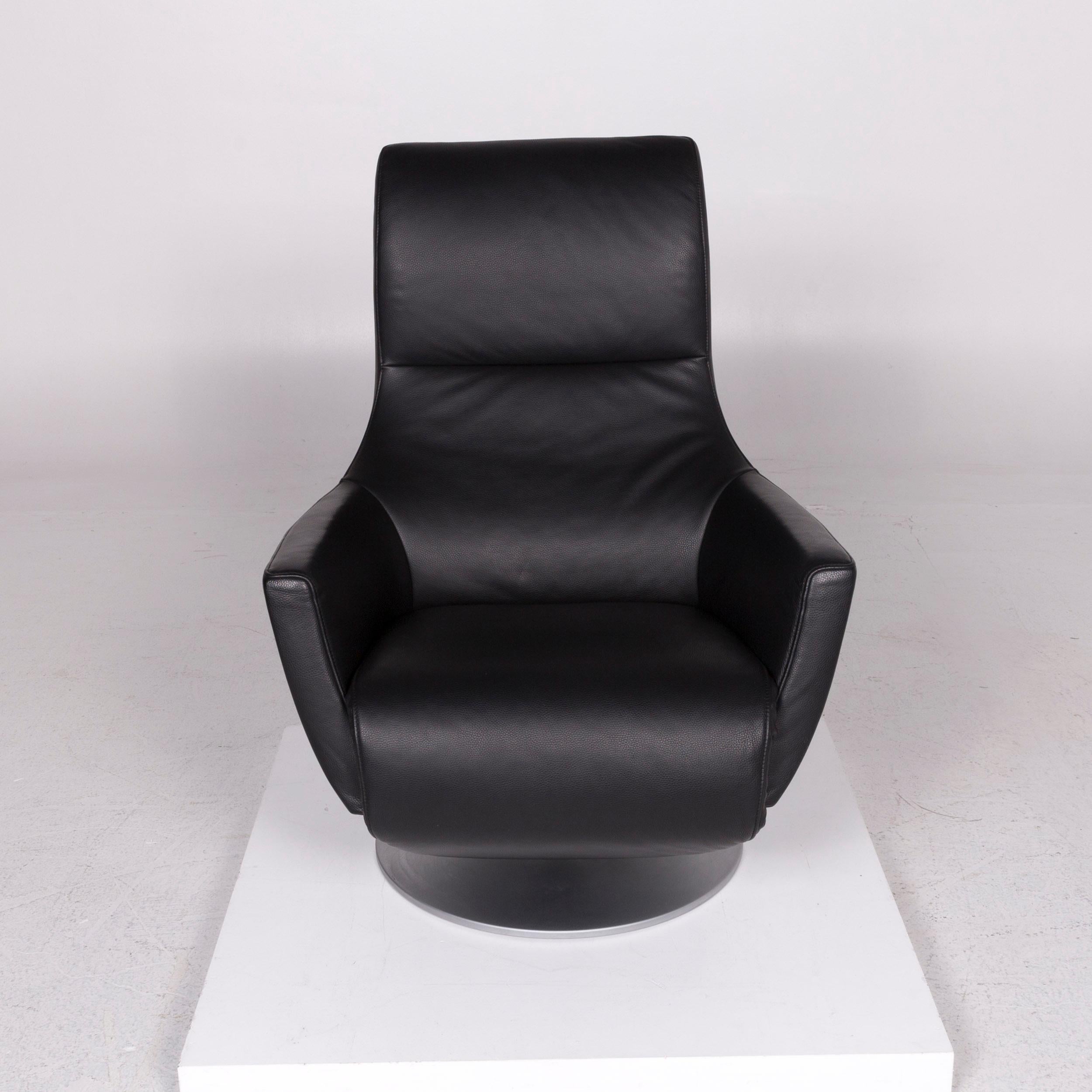 FSM Leather Armchair Black Incl. Function 1