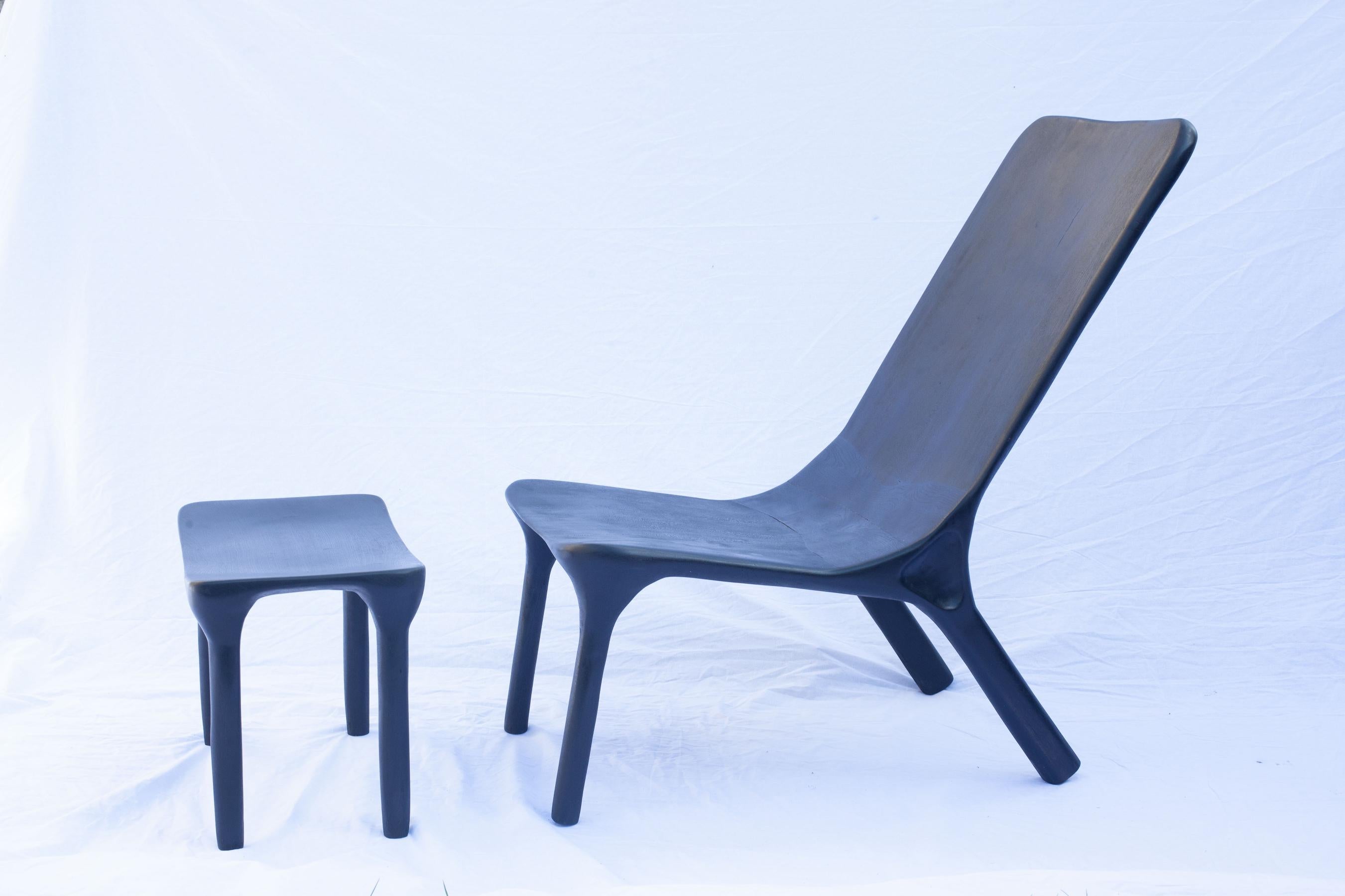 FT02 Chair and Stool by Antoine Maurice In New Condition For Sale In Geneve, CH