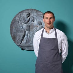 fter Thorvaldsen Englische Bleiplatte im neoklassischen Stil