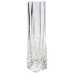 Fu Sosso for Hoya Japanese Modern Crystal Vase