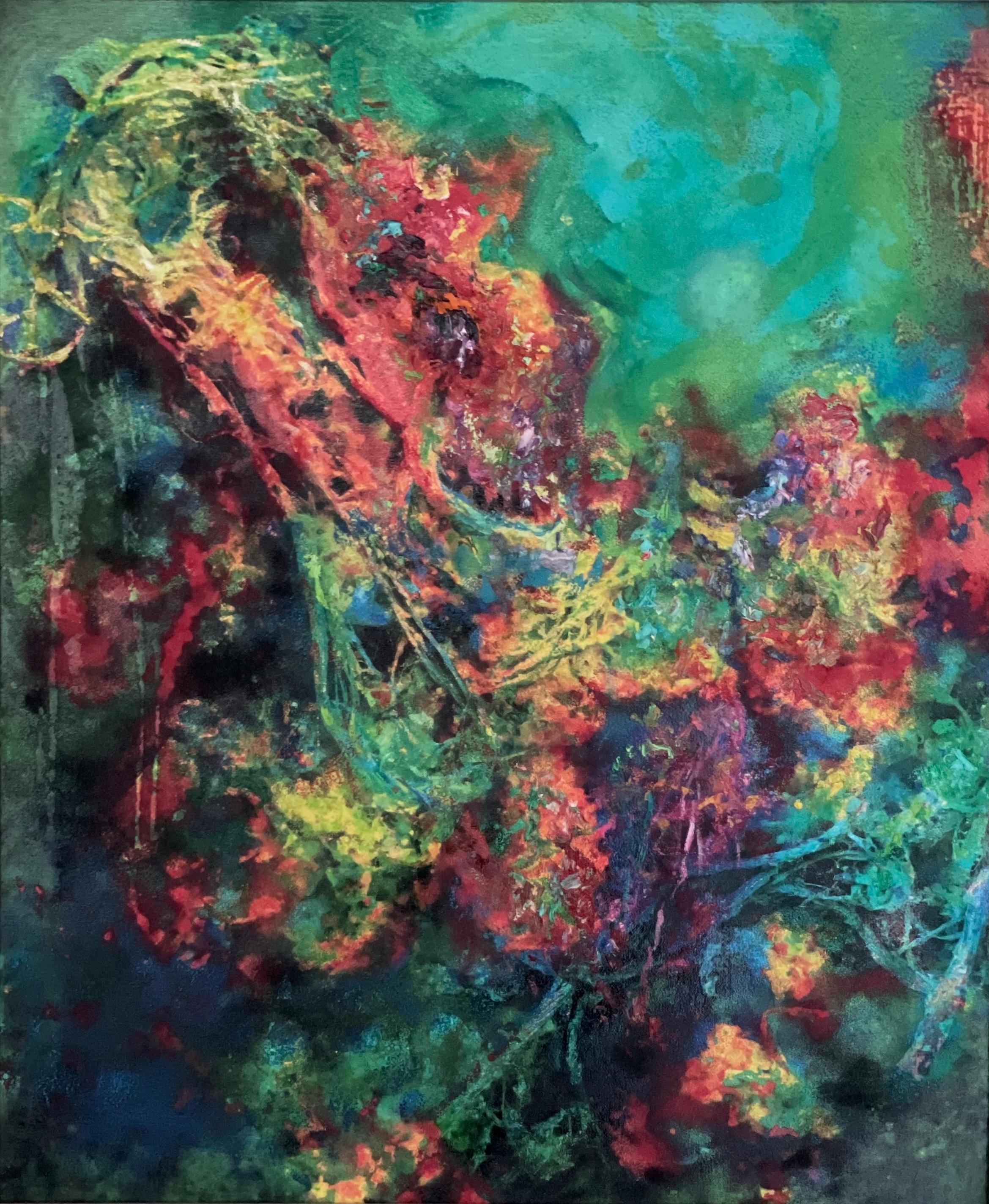 Arte contemporanea cinese di Fu Ze-Nan - Espressionismo astratto n. 1 - Painting di Fu Zenan