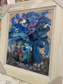 Chinesische zeitgenössische chinesische Kunst von Fu Ze-Nan - Blume Nr.3