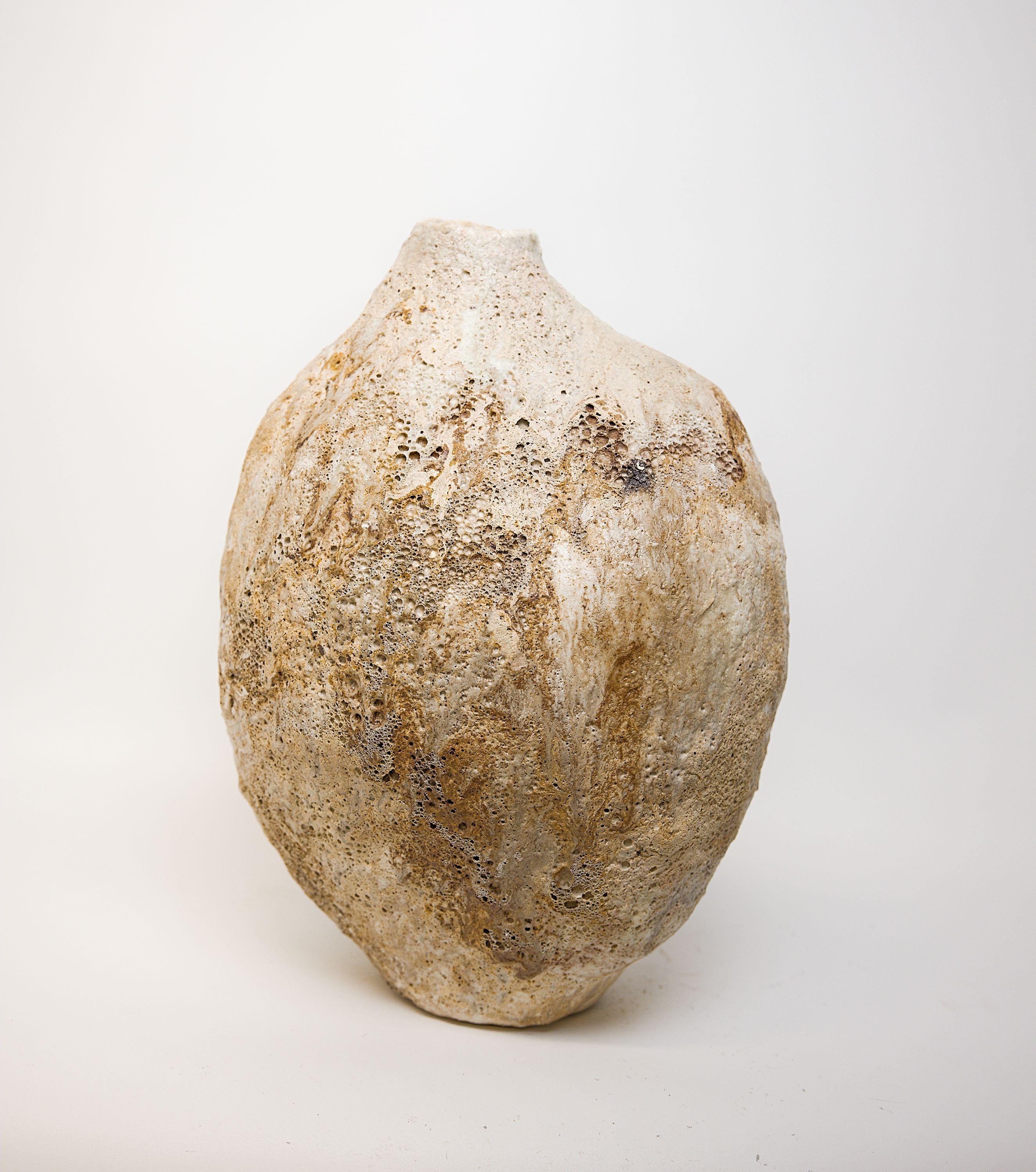 Smaltato Vaso a bottiglia Fubuki - IV in vendita