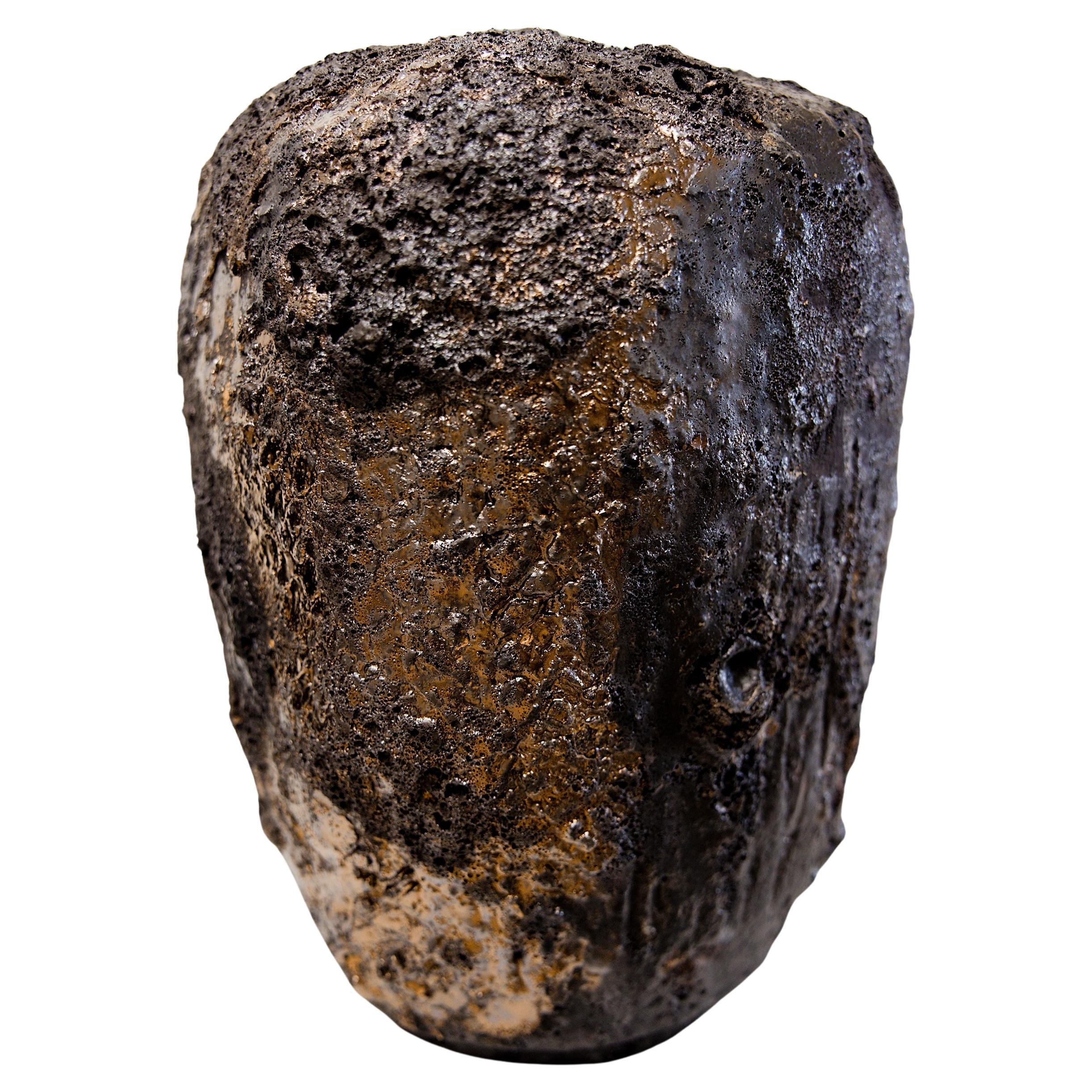 Fubuki Bottle Vase- Square medium- Blacked Out