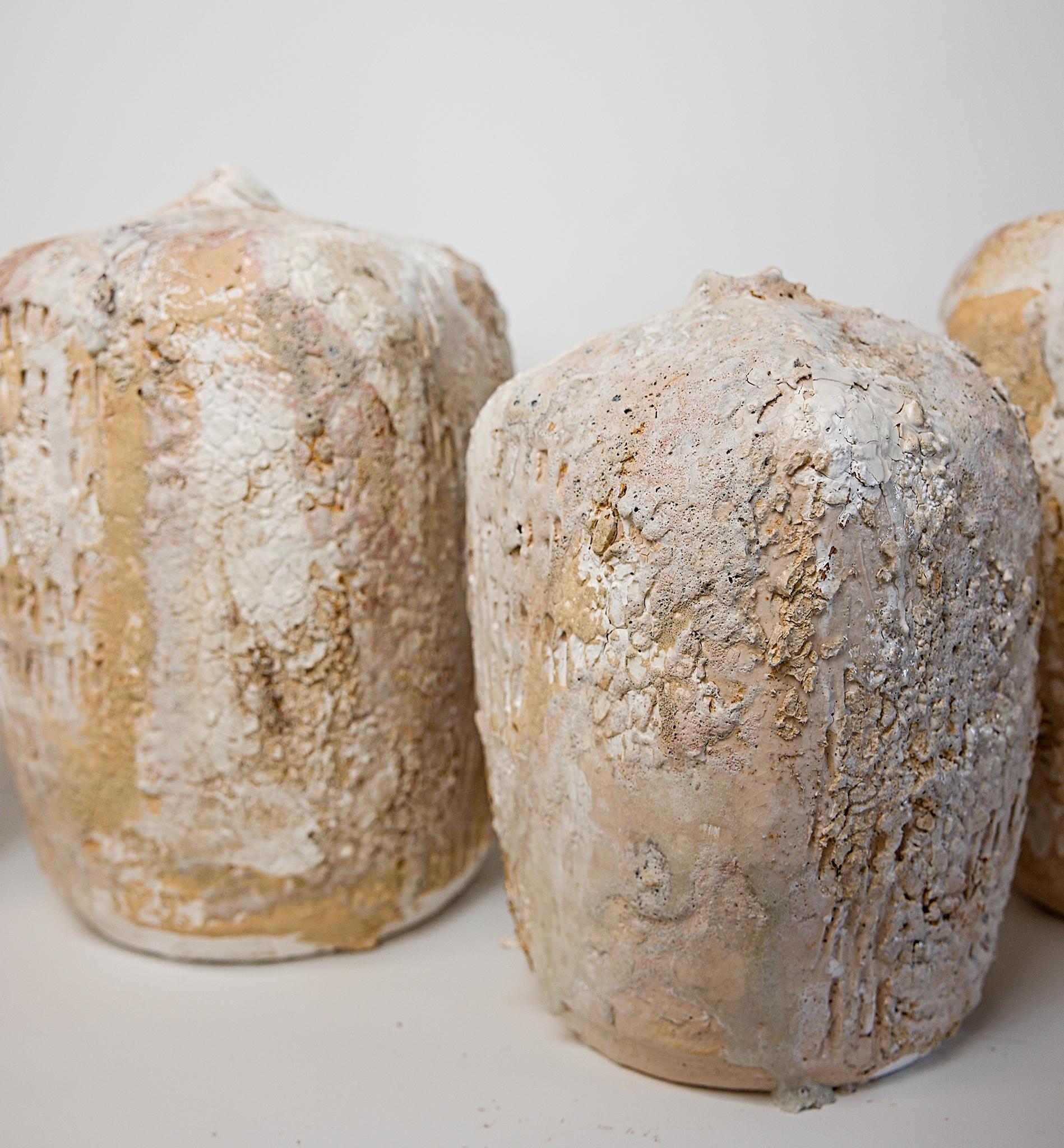 Contemporary Fubuki Bottle Vase- Square Medium - Sold as a set of Two For Sale
