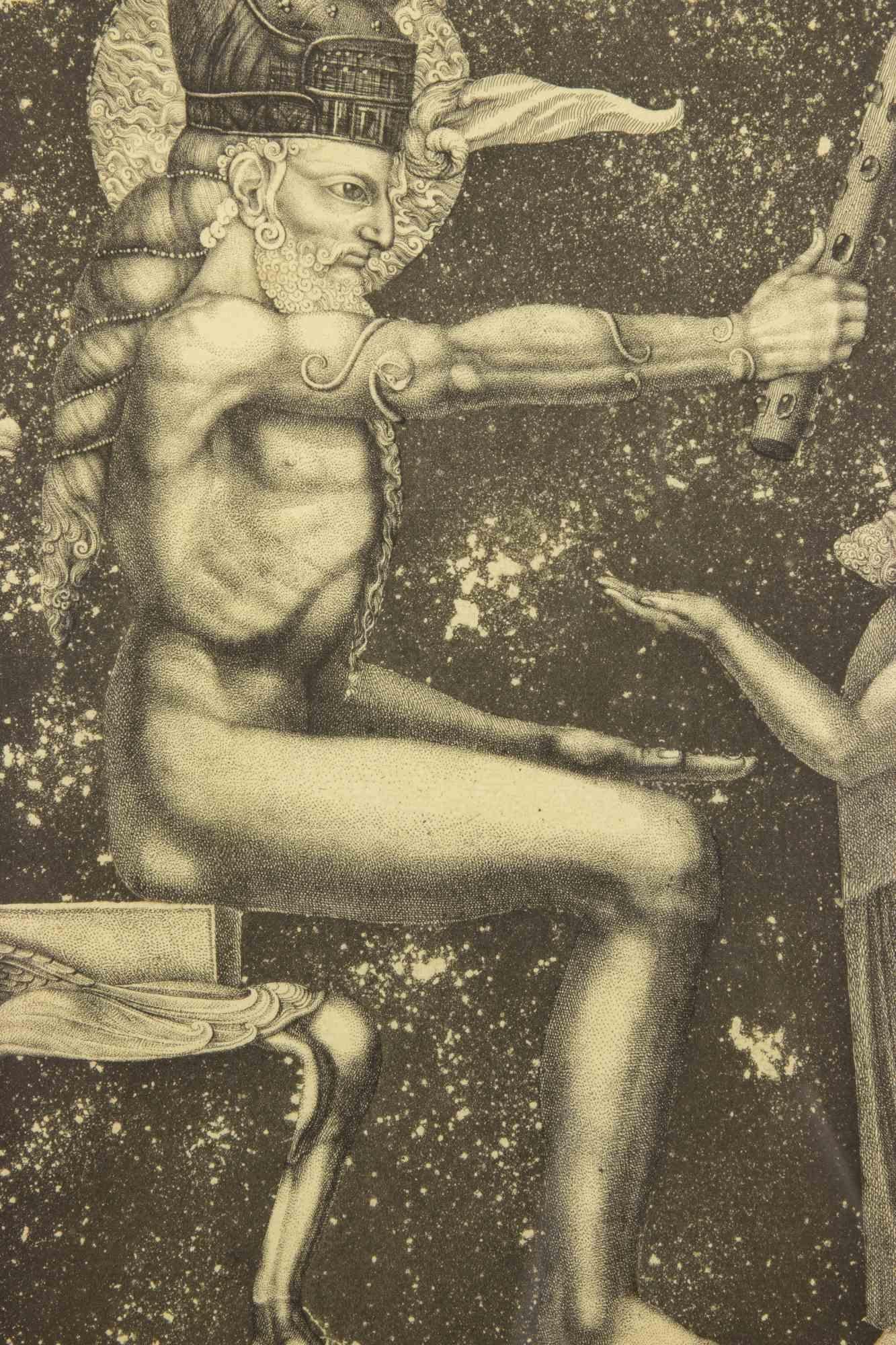 Samson - Etching by Fuchs Ernst - 1967 For Sale 1