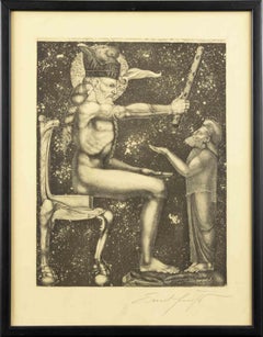 Samson - Etching by Fuchs Ernst - 1967