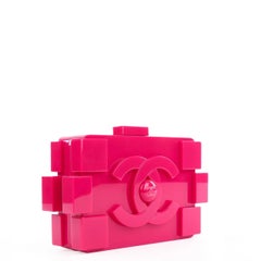 Fuchsia Boy Brick Lego Minaudière Clutch