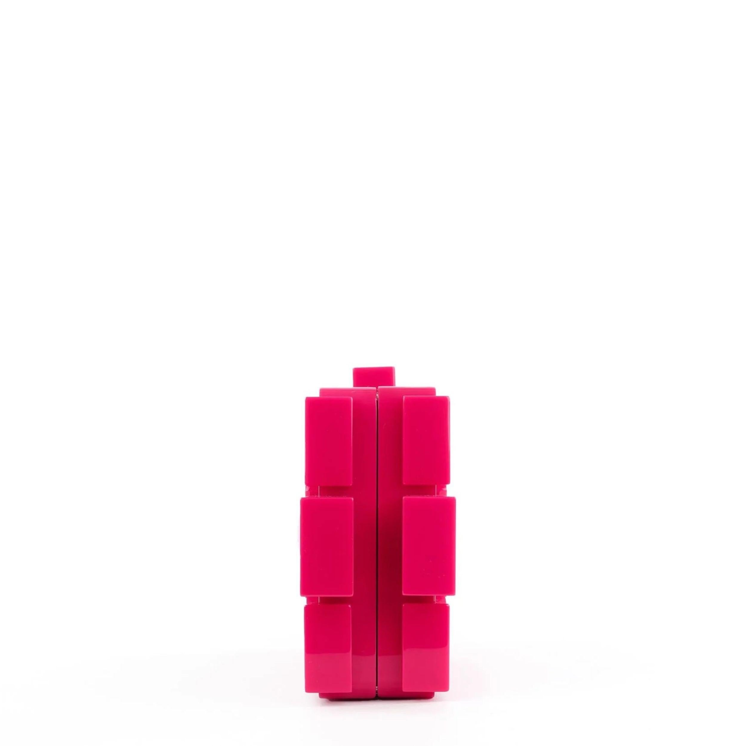 Rouge Pochette Minaudière Fuchsia Boy Brick Lego en vente