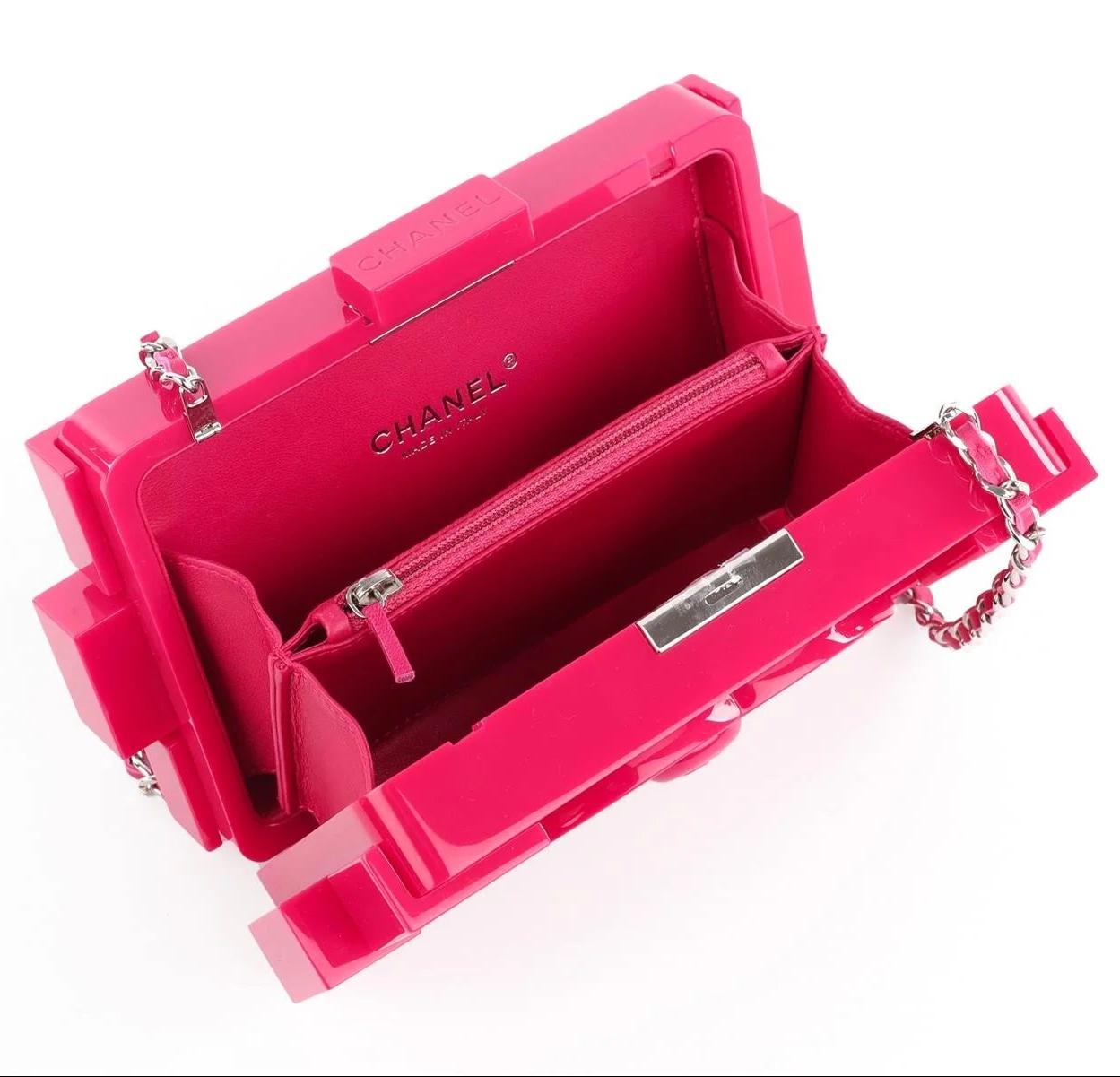 Pochette Minaudière Fuchsia Boy Brick Lego en vente 3