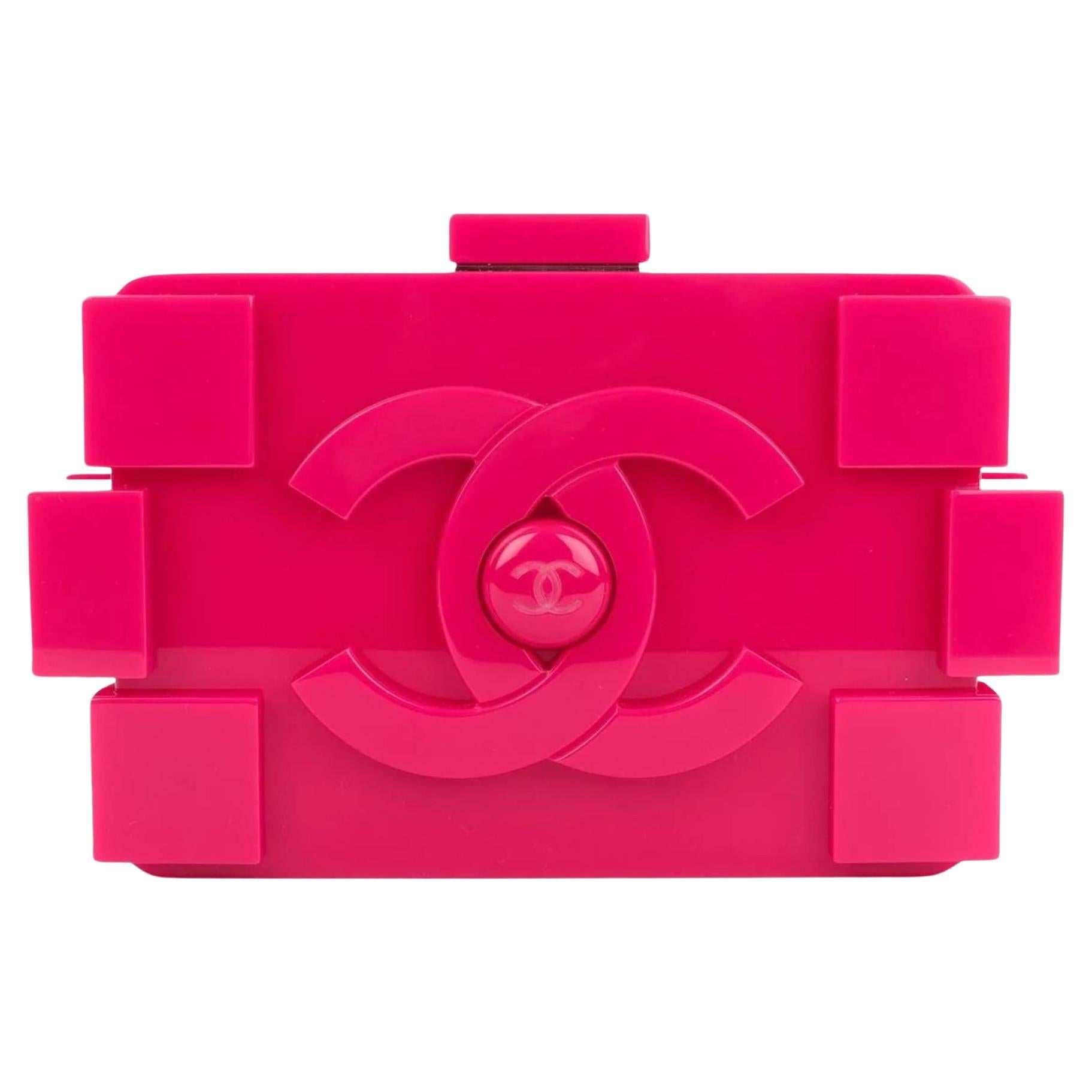 Pochette Minaudière Fuchsia Boy Brick Lego en vente