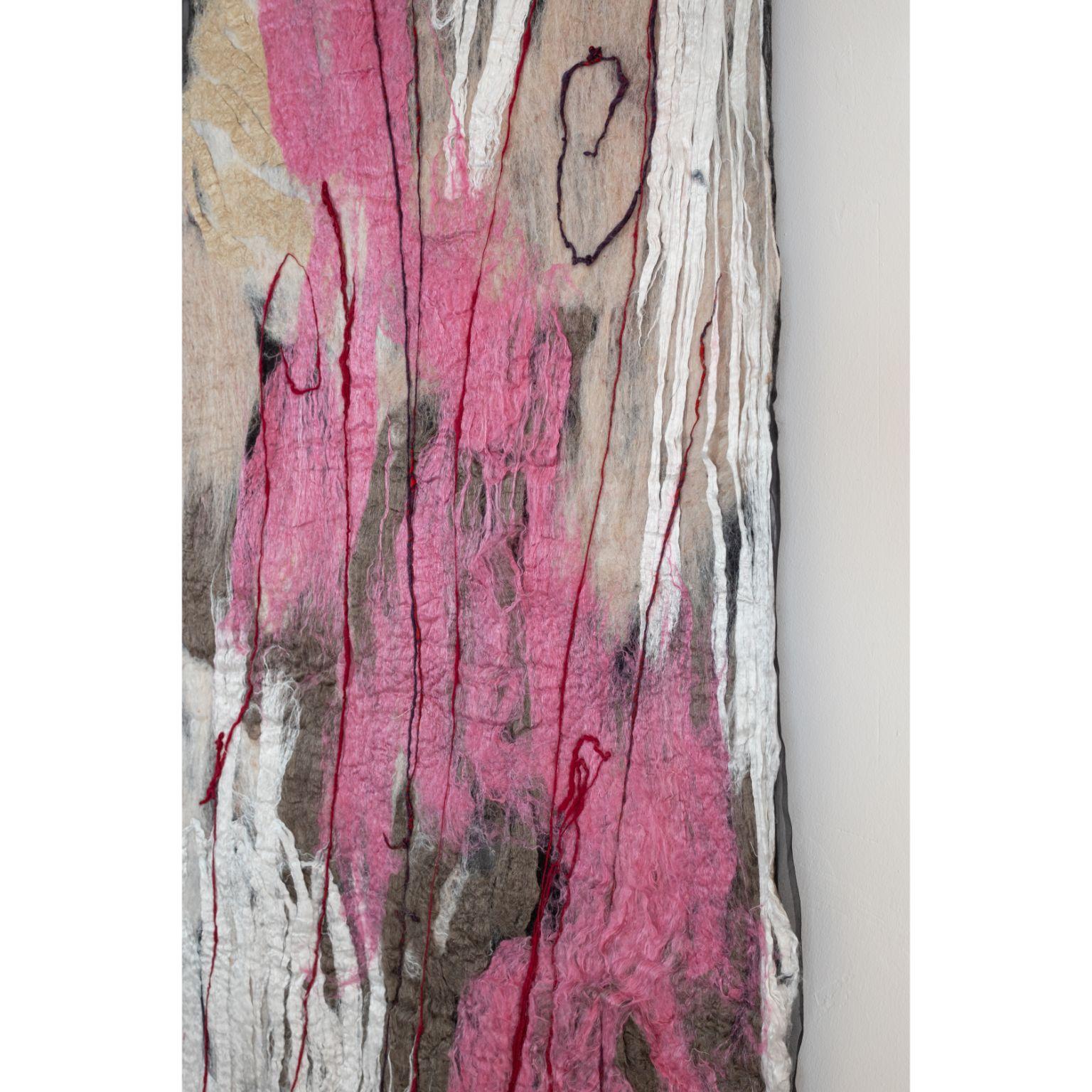 Post-Modern Fuchsia Hybrida Tapestry by Claudy Jongstra For Sale