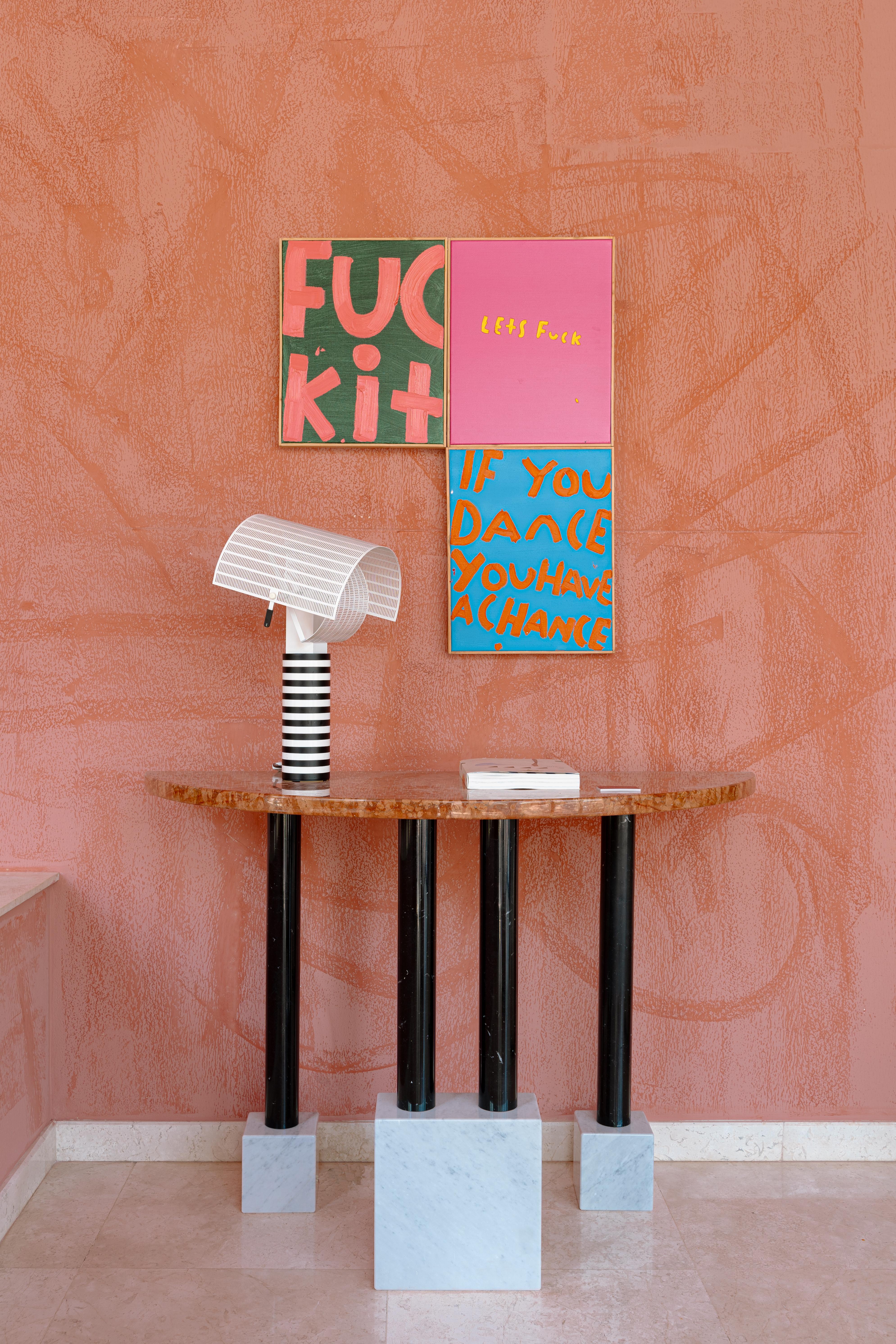 Fuck it, 2022, Eric Stefanski. Huile et acrylique sur toile Bon état - En vente à Ibiza, Spain