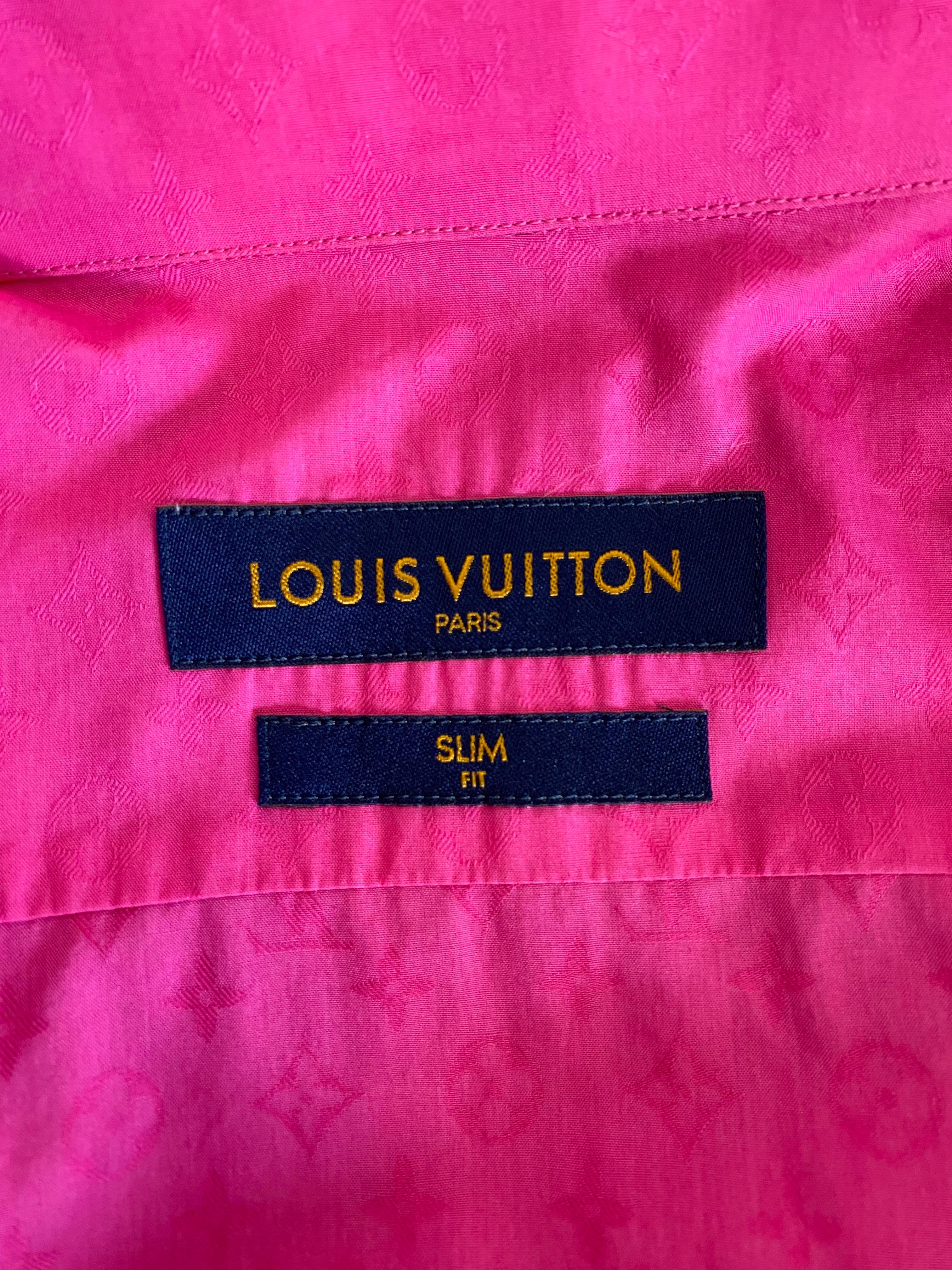 Fucsia Louis Vuitton monogram shirt 1