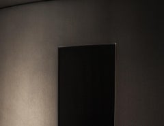 Fuego Oval Dining Table with Cream Surface Top and Bronze Base, Powell & Bonnell