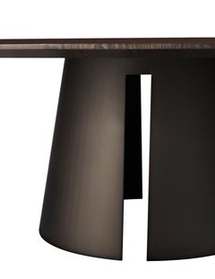 Fuego Round Dining Table with Green Tea Ash Top by Powell & Bonnell