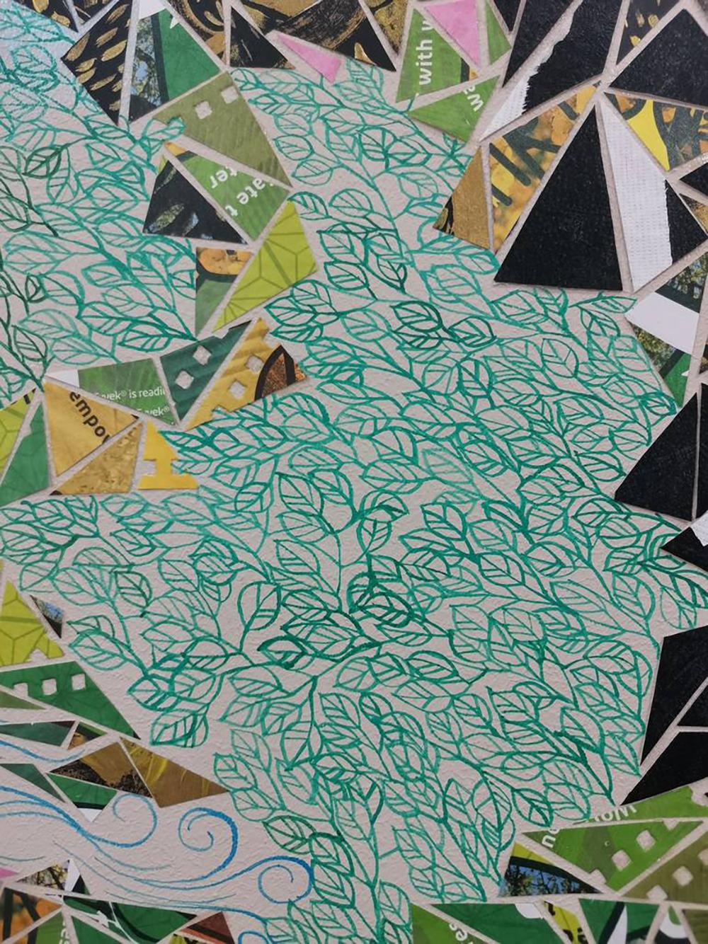 Siglo XXI, Abstracto, Técnica mixta, Paisaje natural, Montañas en venta 1