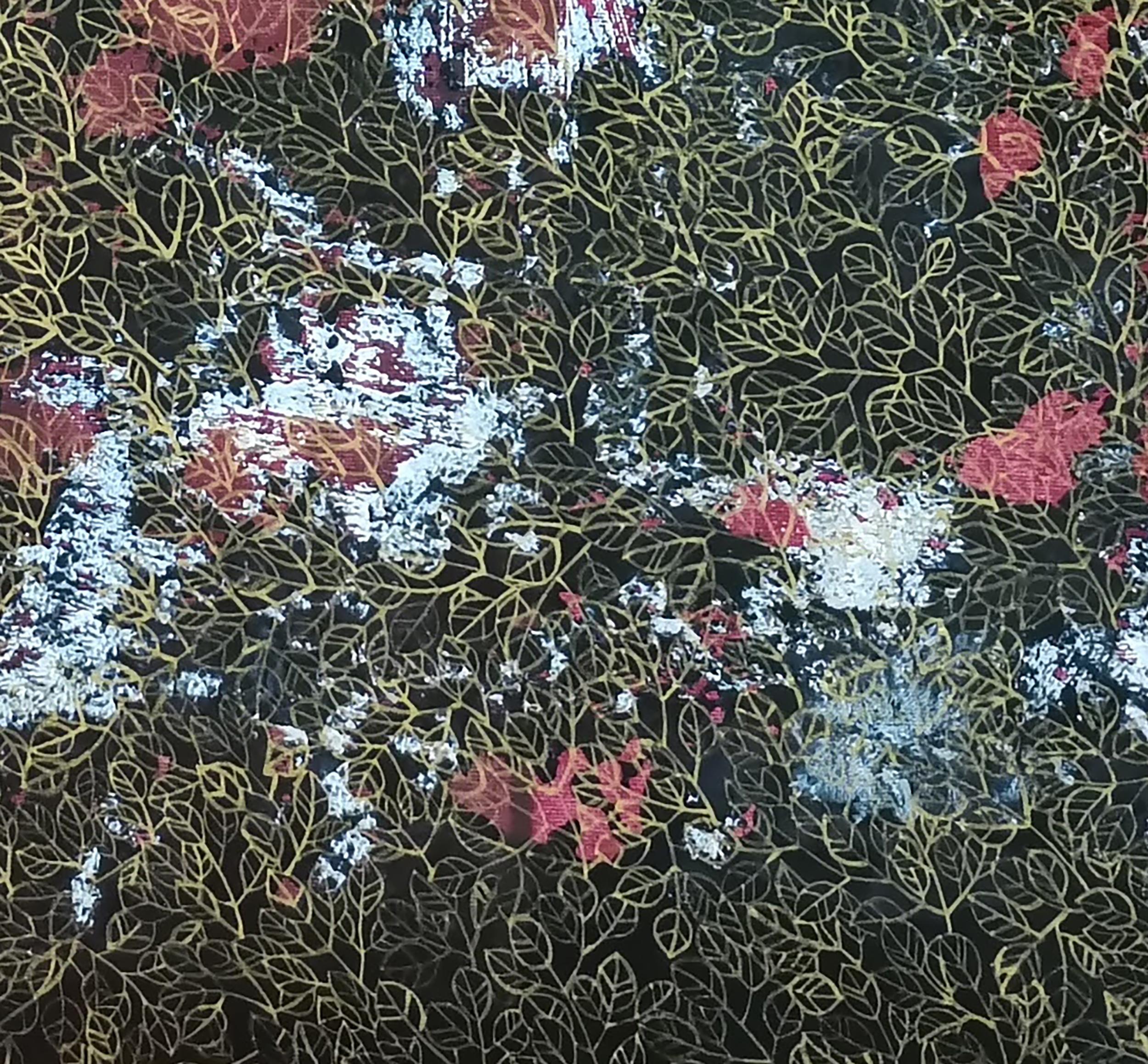 Paisaje Abstracto, Granate - Painting Qing de Fuen Chin
