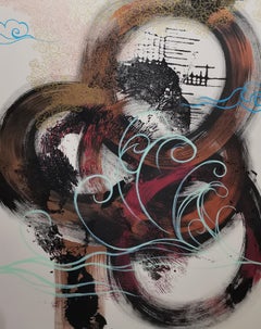 Expresionismo Abstracto, Caligrafía, Tinta Negra, Pincelada Gruesa