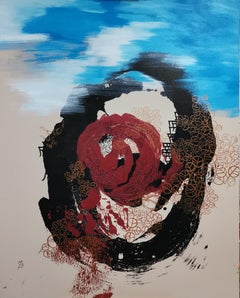 Expresionismo Abstracto, Caligrafía, Tinta Negra, Pincelada Gruesa