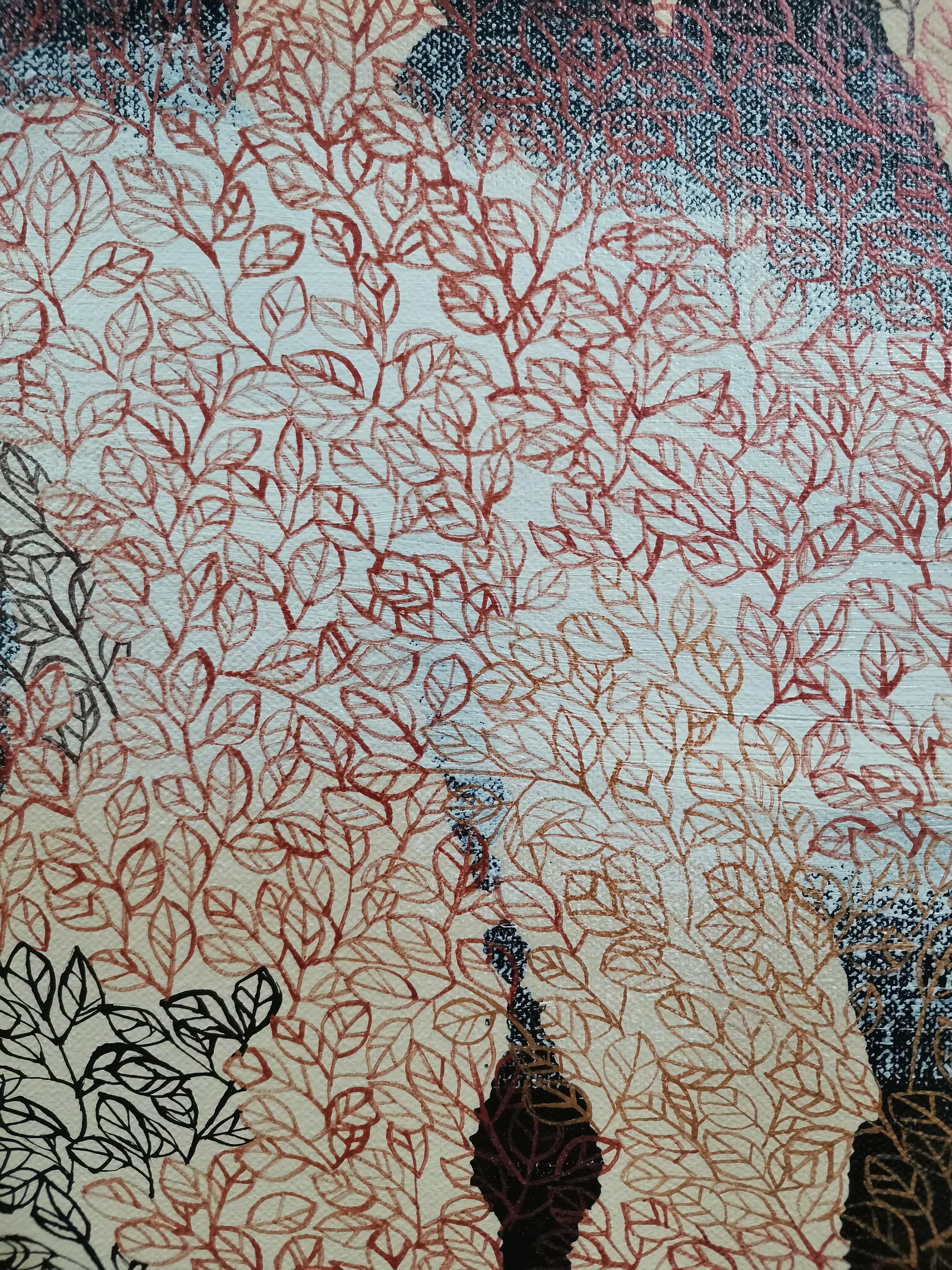 Expresionismo Abstracto, Caligrafía, Tinta Negra, Pincelada Gruesa en venta 1