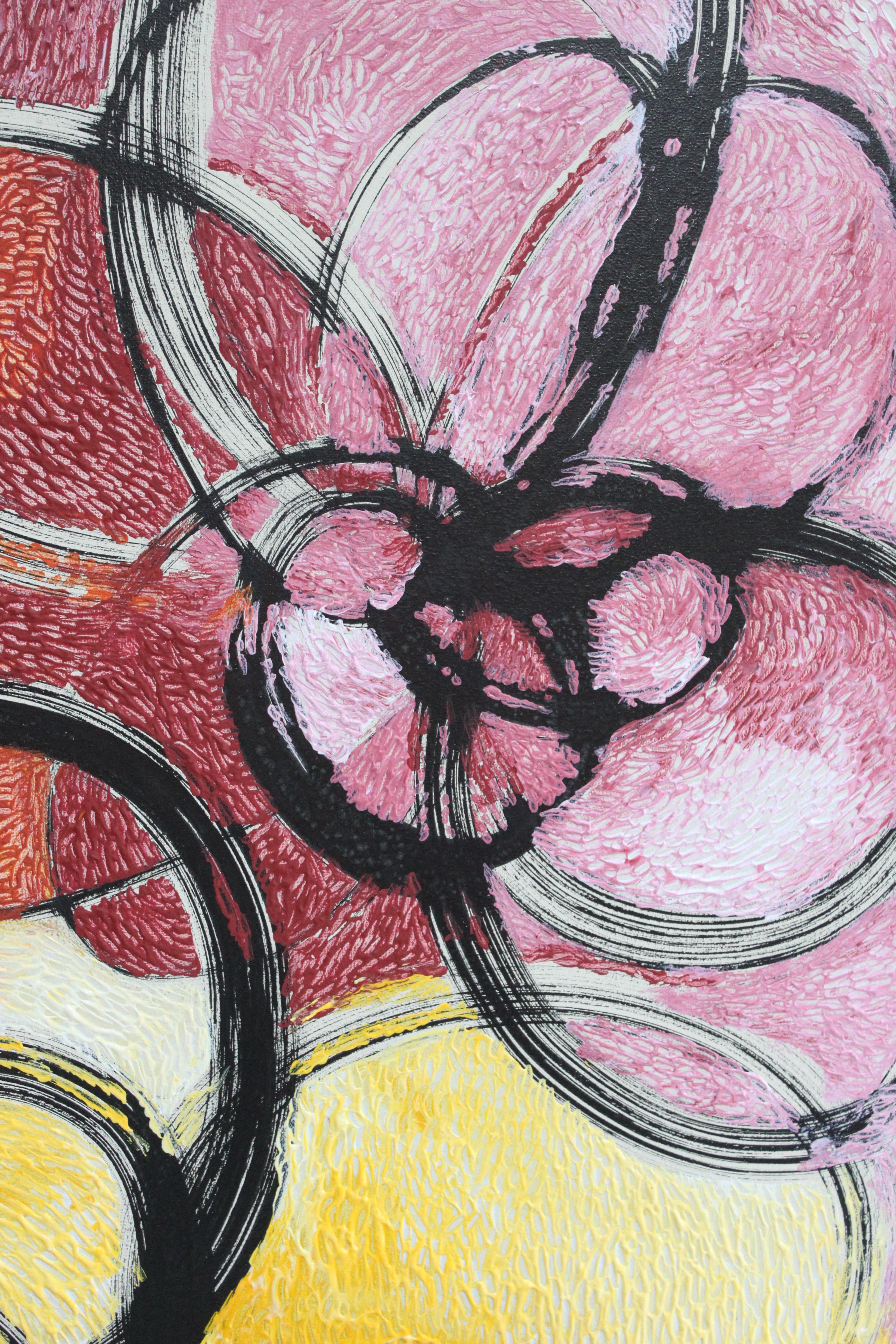 Girasoli, Impressionismo astratto, Figurativo, Tecnica mista, Primavera - Painting Astratto di Fuen Chin