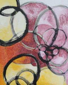 Girasoli, Impressionismo astratto, Figurativo, Tecnica mista, Primavera