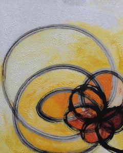 Girasoli, Impressionismo astratto, Figurativo, Tecnica mista, Primavera