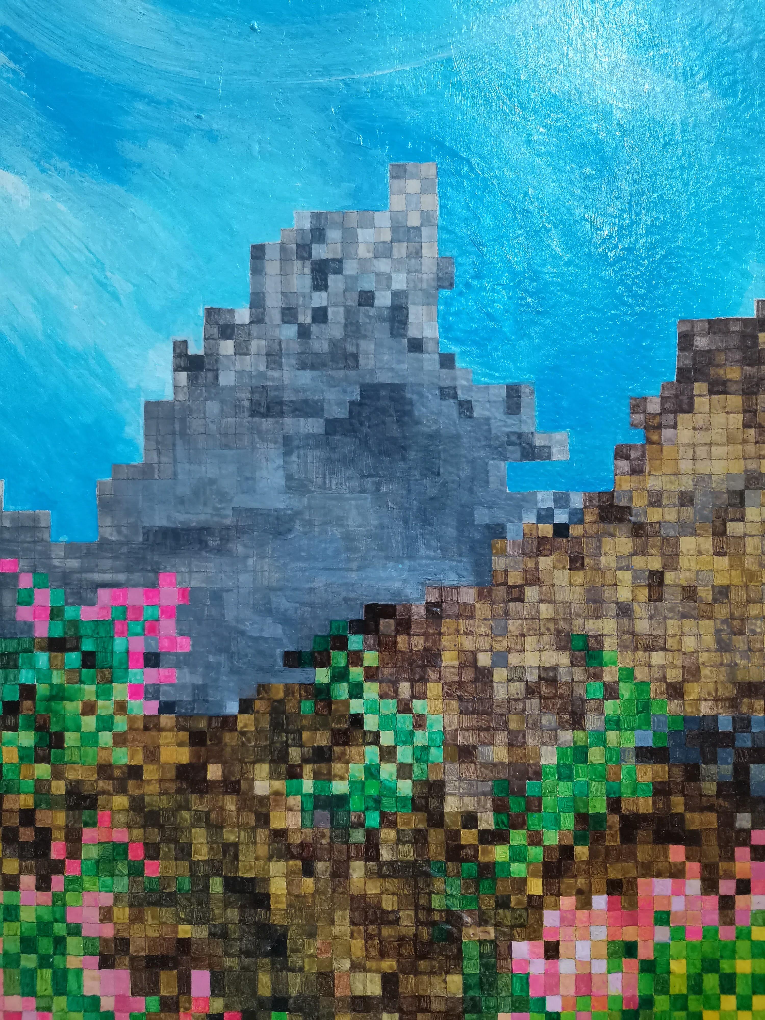 Landscape, Hypermorph Garden 5.0, Pixel, Mountains im Angebot 3