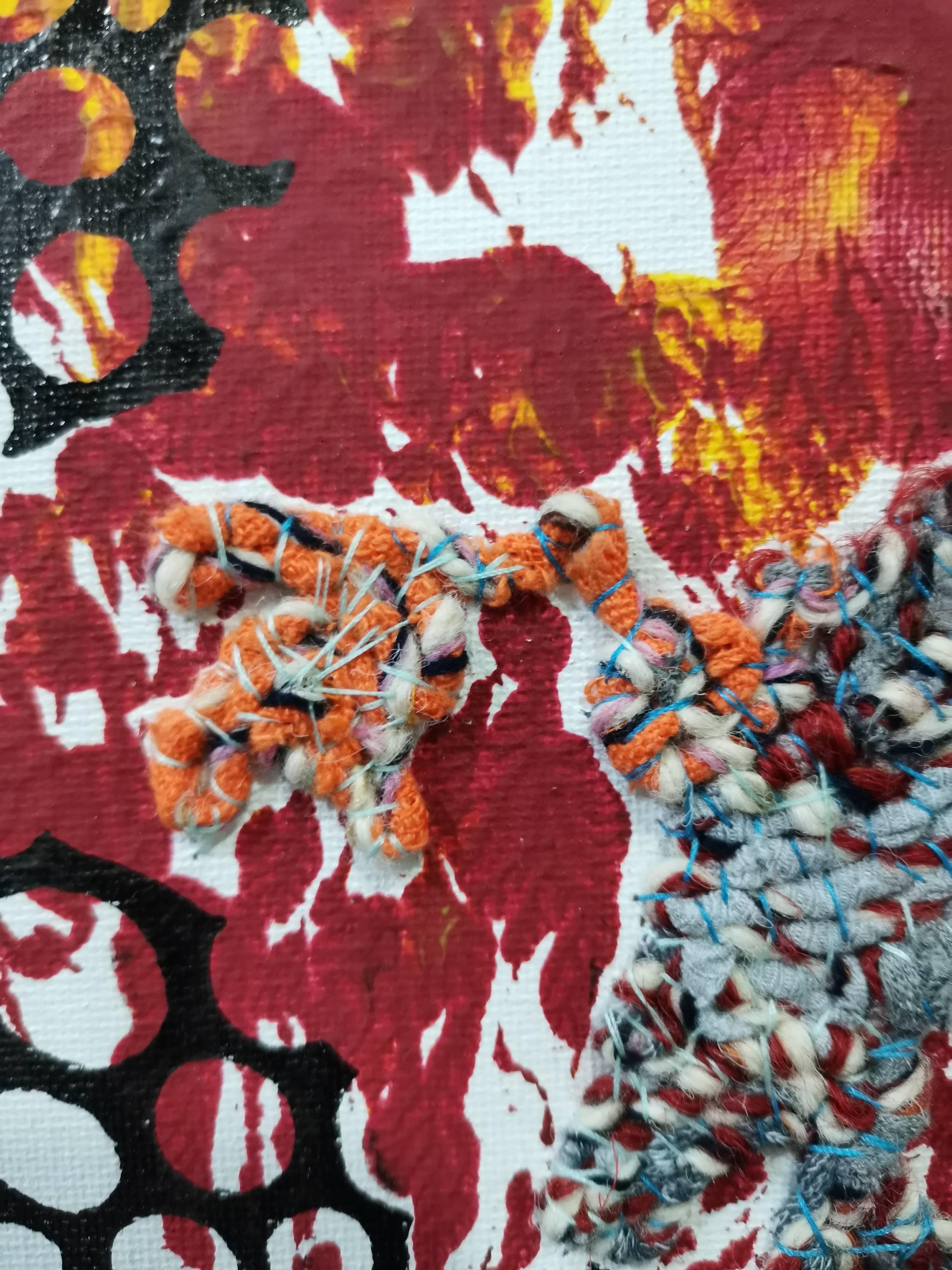 Espressionismo astratto, Texture - Abstract Painting Marrone di Fuen Chin