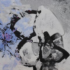 Fiore, Floreale, Impressionismo astratto, Ibisco, Tecnica mista