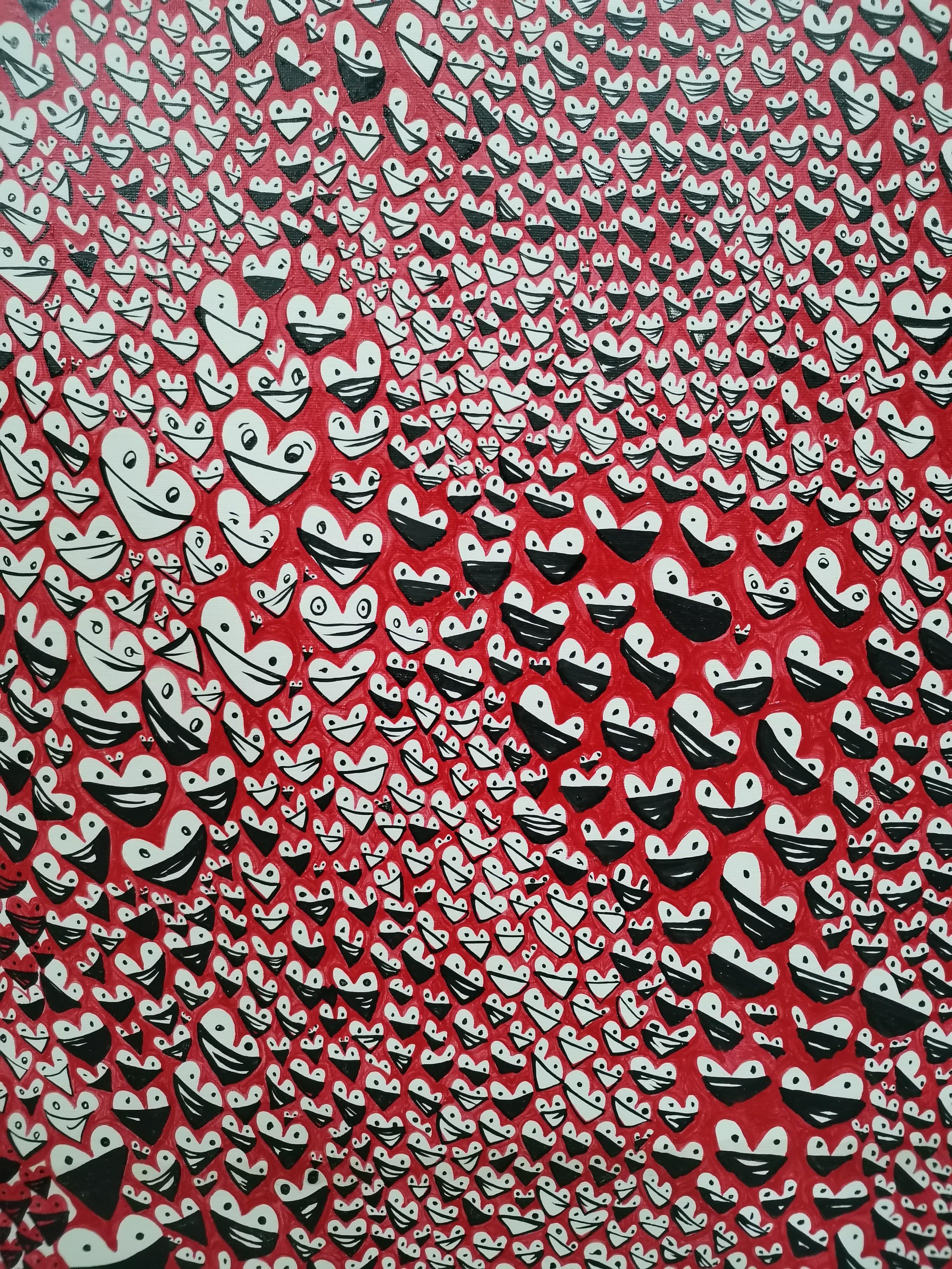 Pop Art, Extra-large Artwork, Emoji im Angebot 5