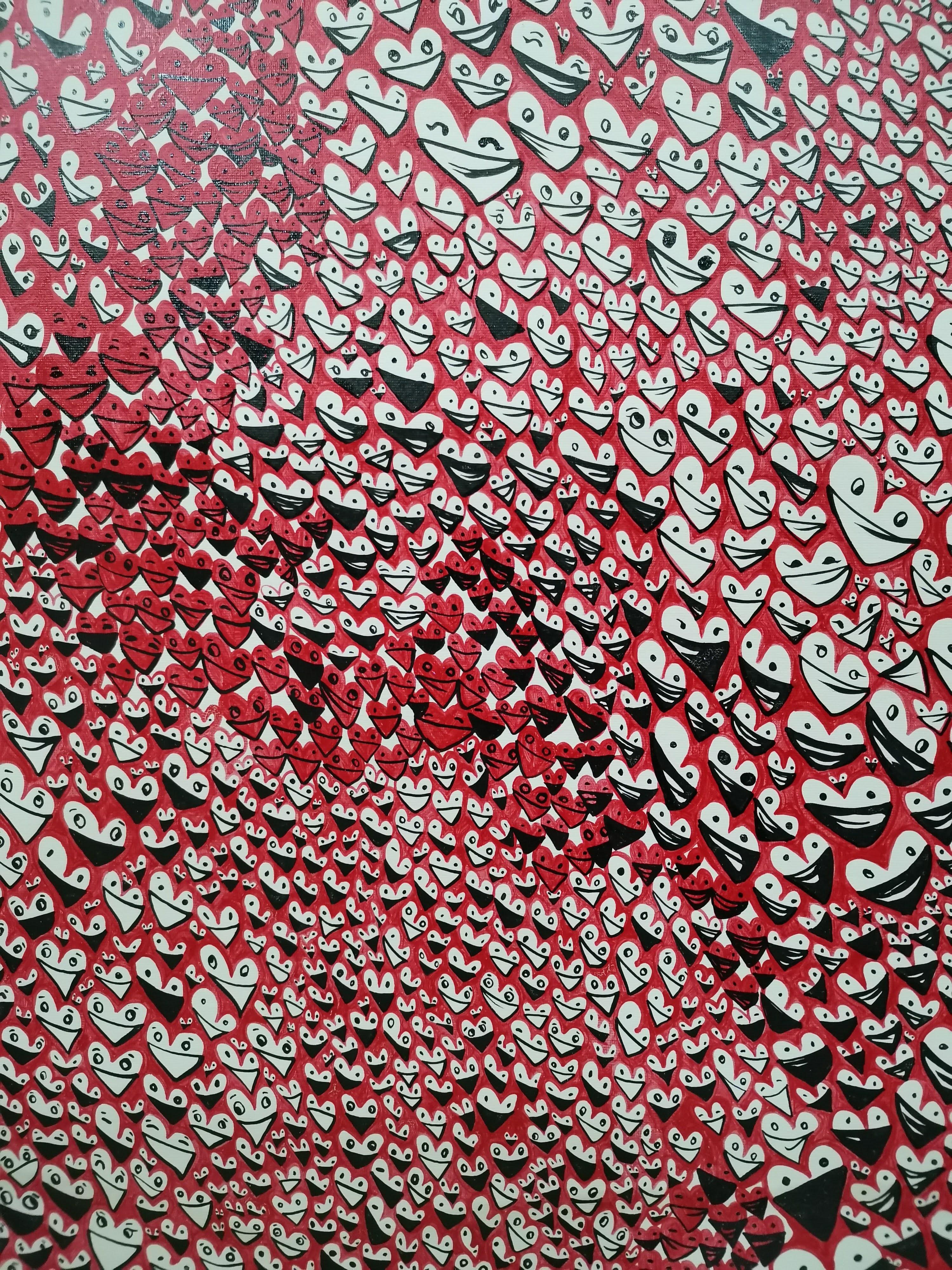 Pop Art, Extra-large Artwork, Emoji im Angebot 6