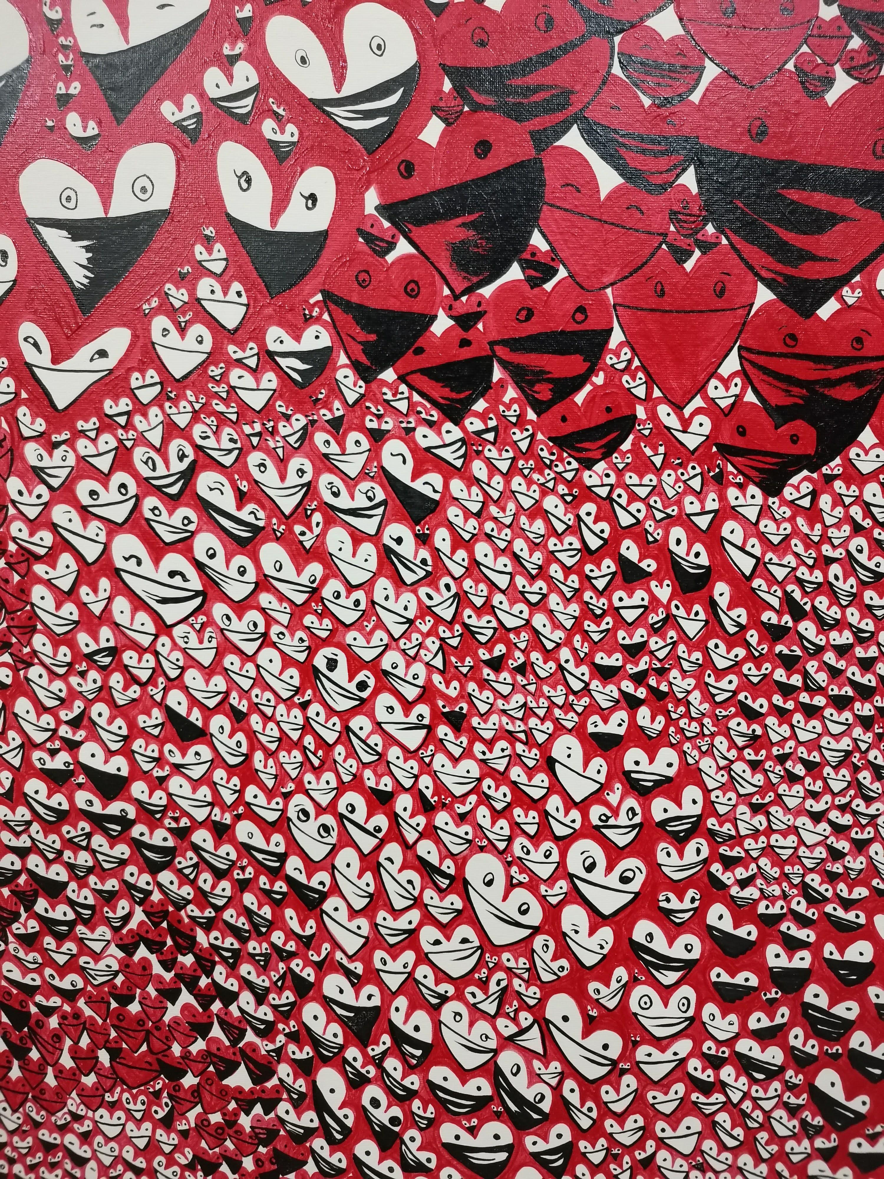 Pop Art, Extra-large Artwork, Emoji im Angebot 7