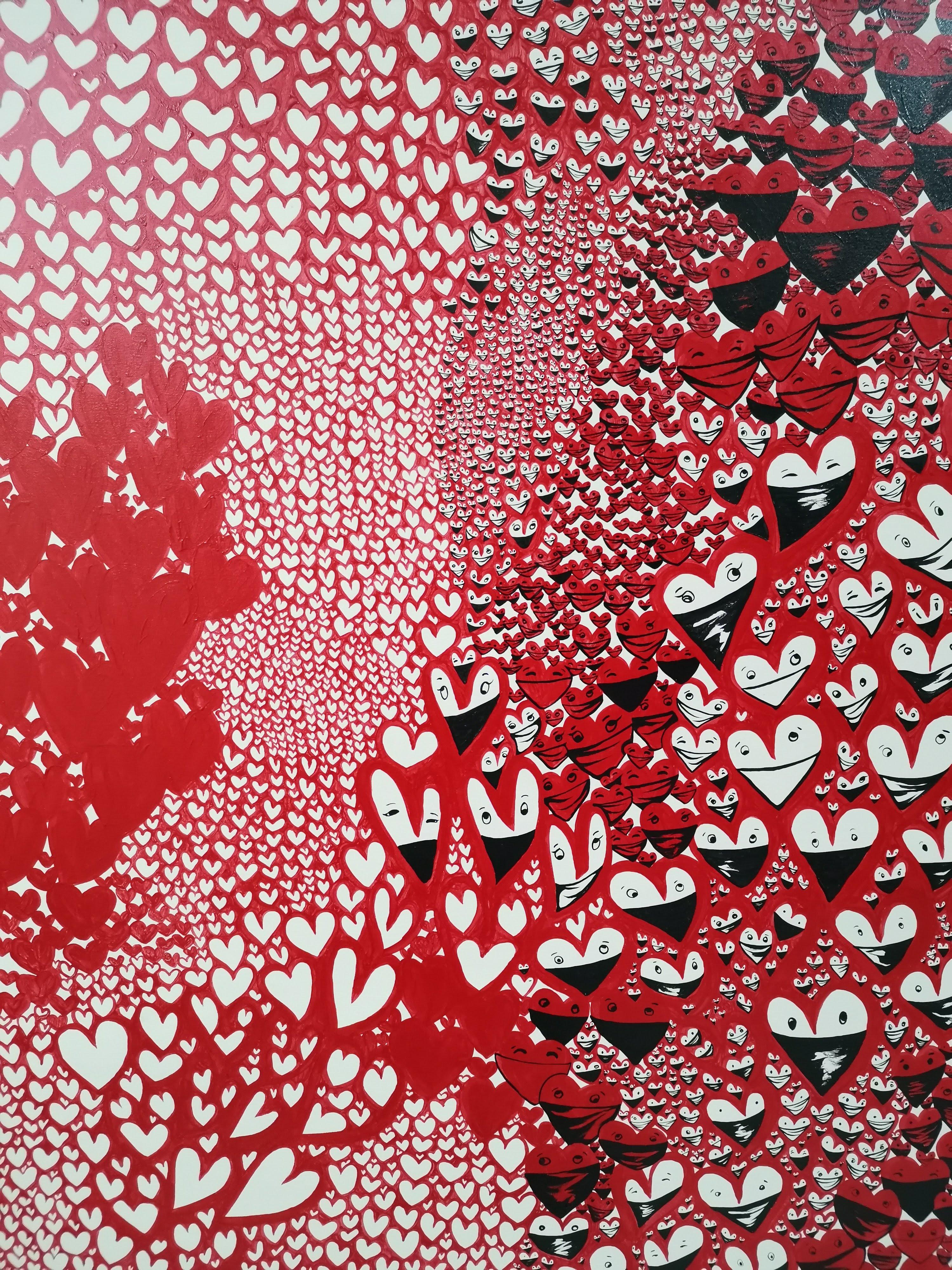 Pop Art, Extra-large Artwork, Emoji im Angebot 1