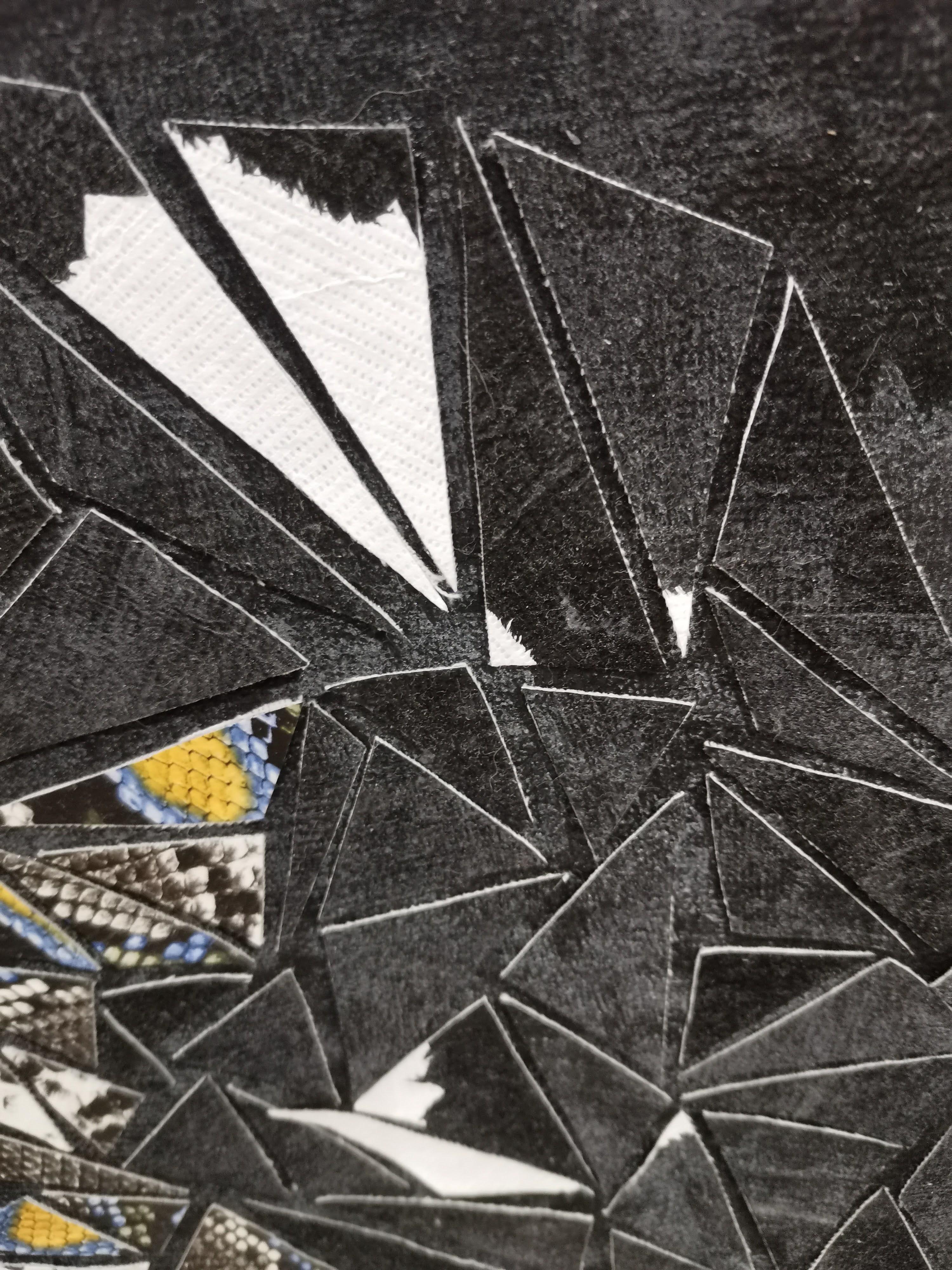 The Great Rivers & Mountains, Landscape, Extra-Large Artwork, Mixed-media in vendita 8