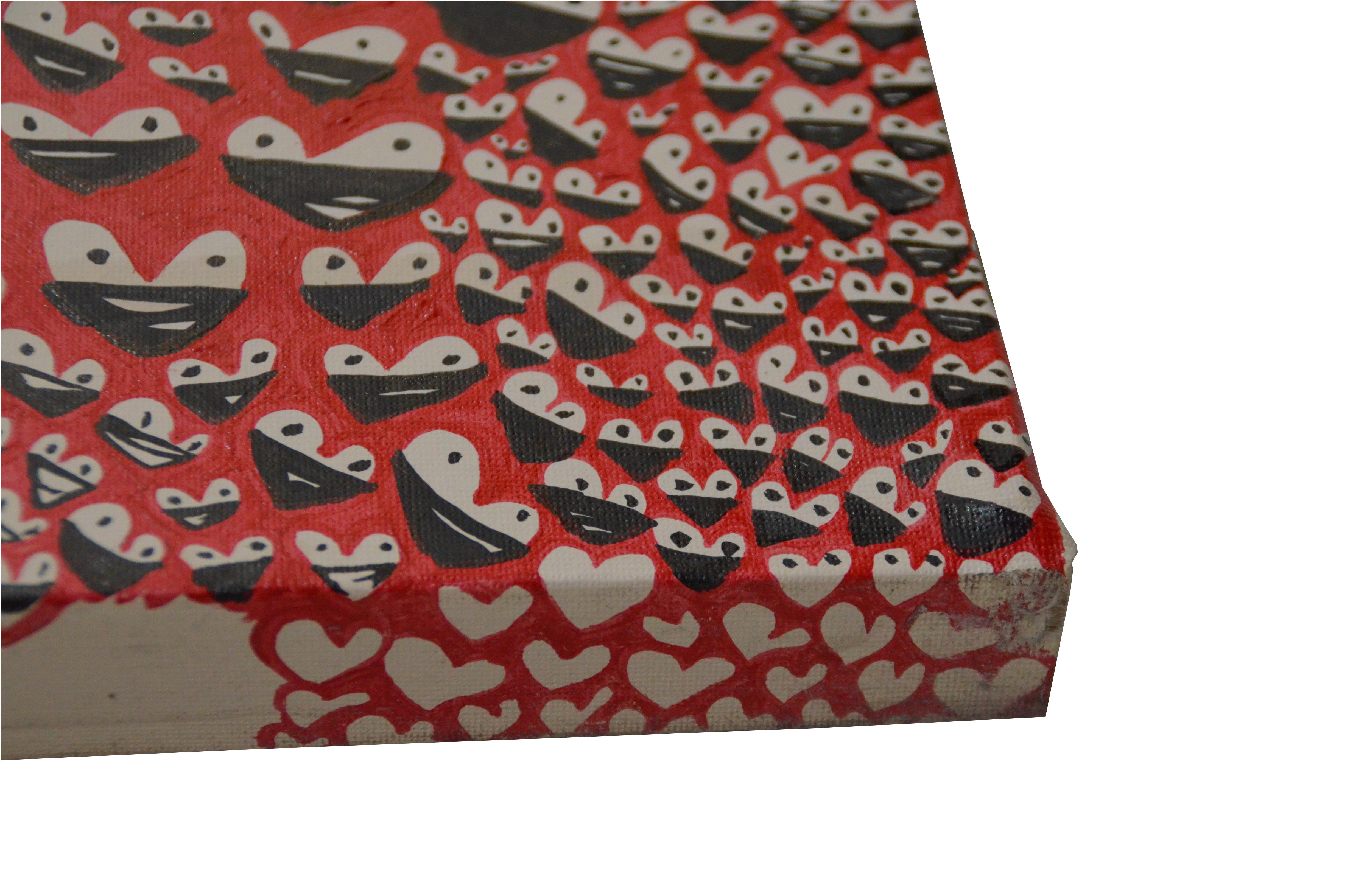 Rojo, San Valentín sano, Expresionista abstracto, figurativo, Amor en venta 12