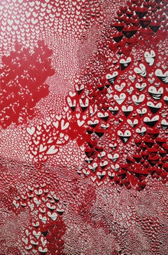 Rosso, San Valentino in salute, Espressionista astratto, figurativo, Amore