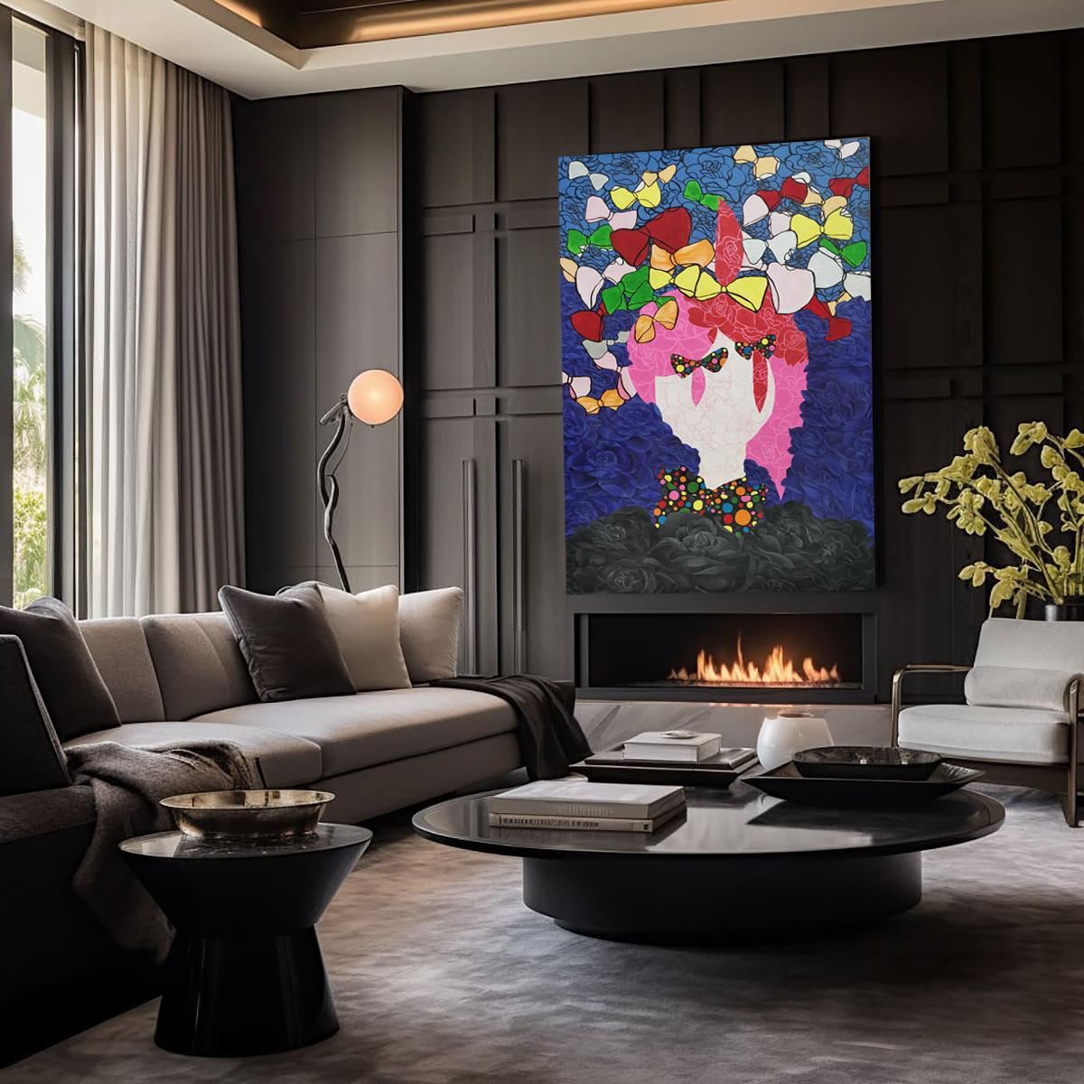 Rosas, Retrato, Artista femenina, Expresionista, Alter-ego, Lazos en venta 3