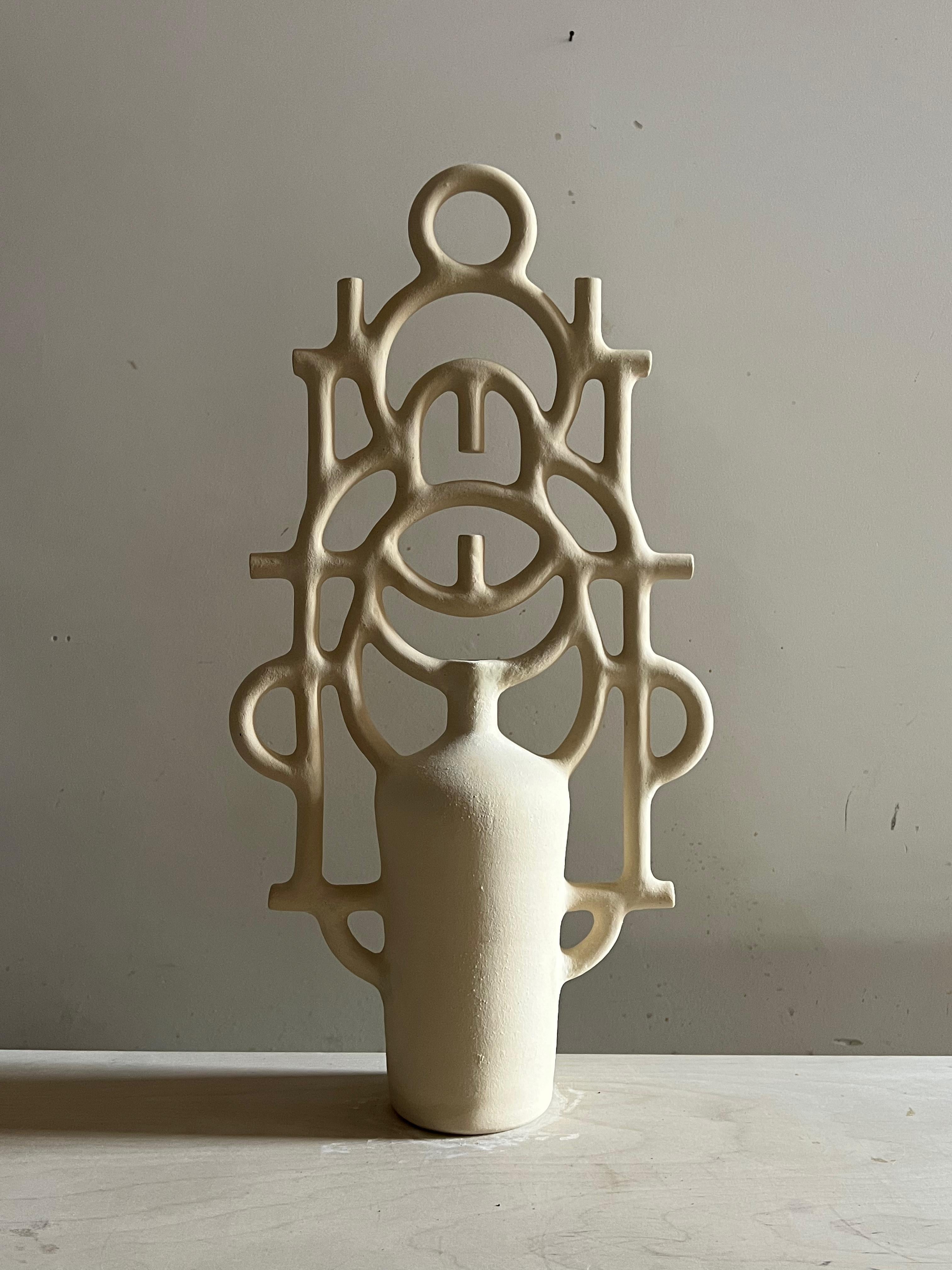 Earthy sculptures as spiritual tools—these one of a kind pieces are handmade meditations on balance and inner stillness. Inspired by imagined ancient cultures and sacred rituals, each sculpture becomes a talisman, a protector, or a miniature altar.